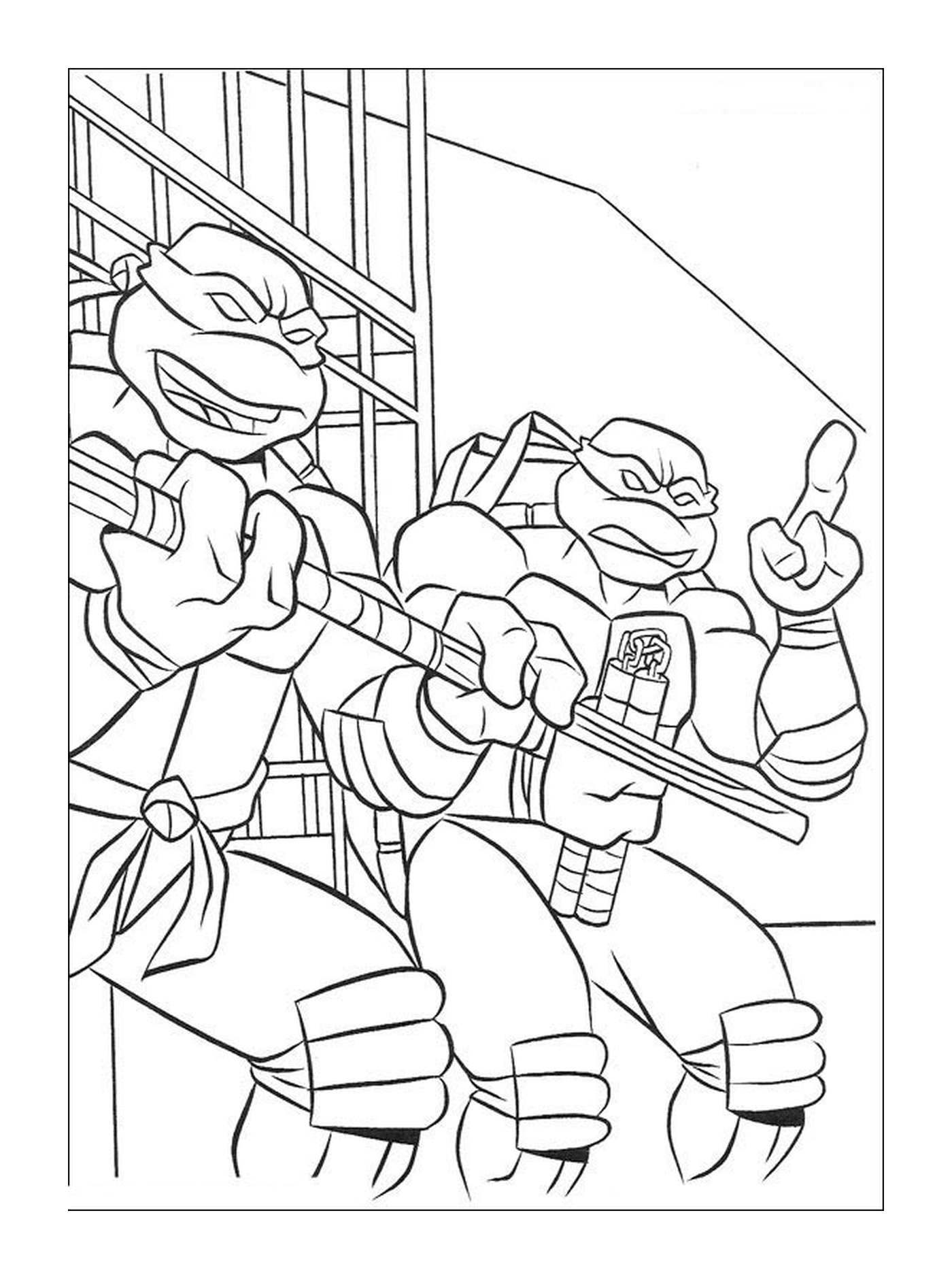  Kräftige Ninja-Schildkröte 