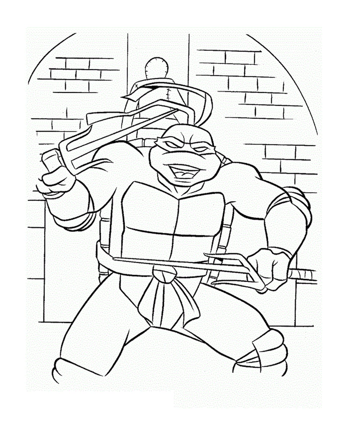  Unerschrockene Ninja Turtle 