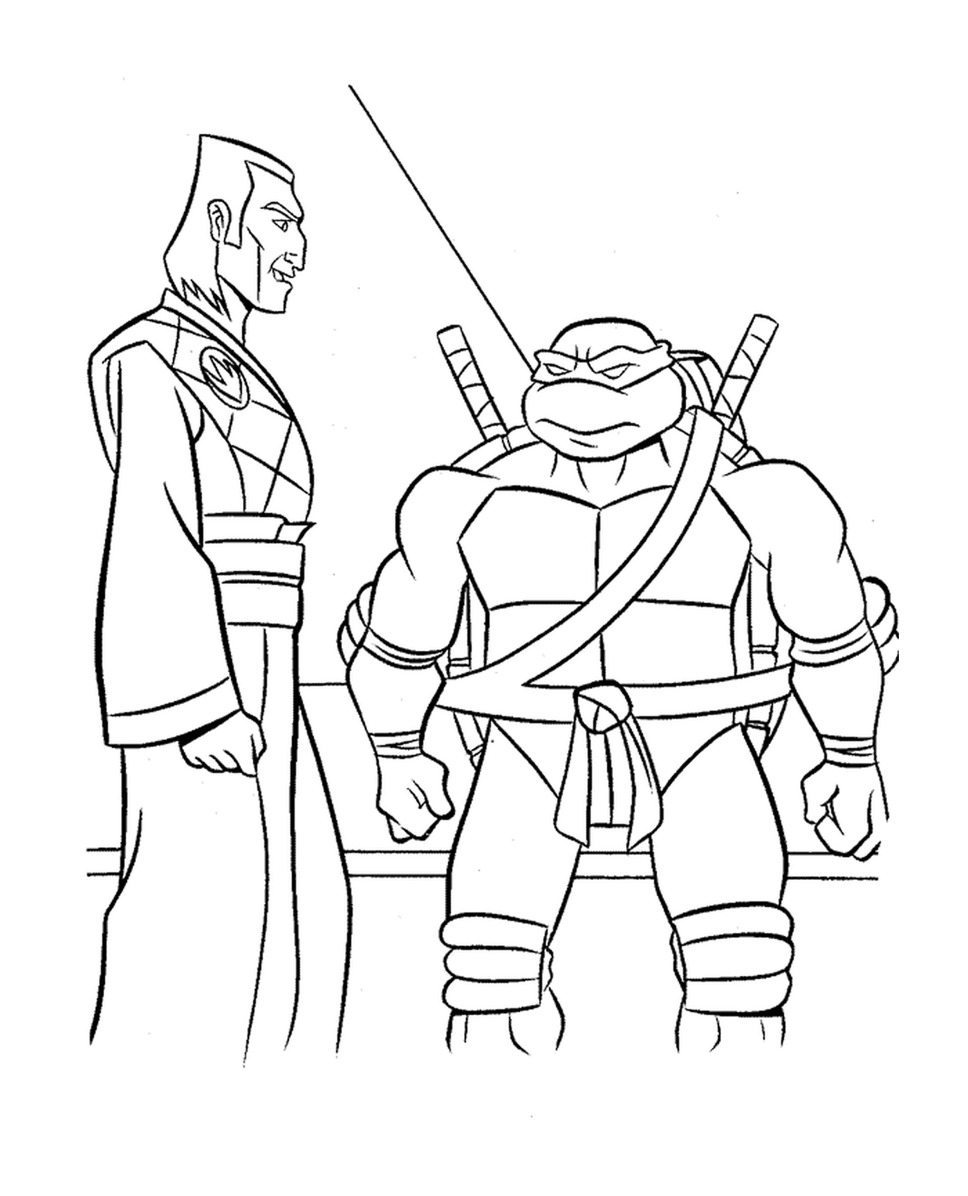  The fearsome character of the ninja turtles 