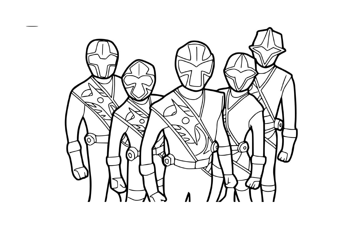  Power Rangers Steel - Team ninja 