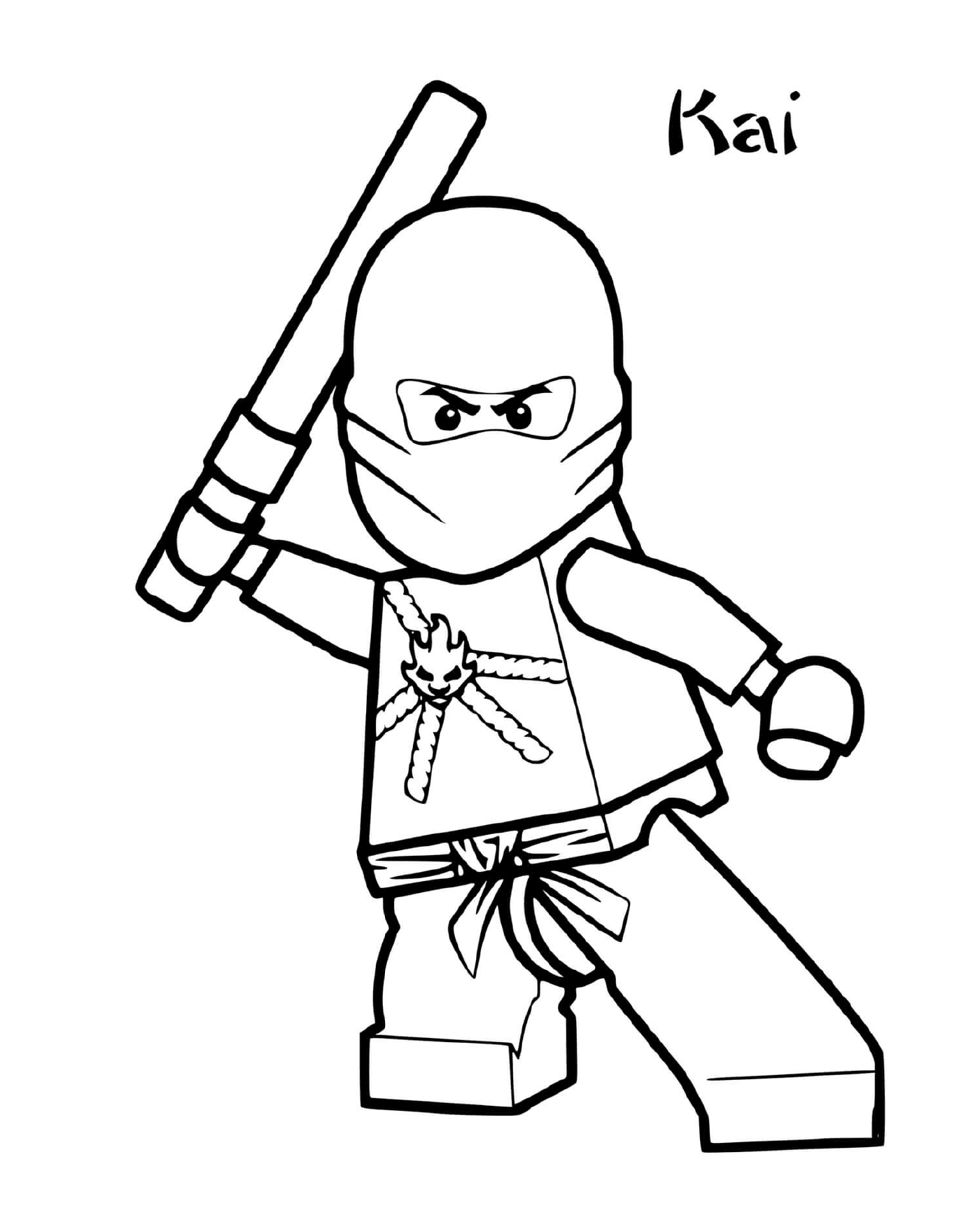  Ninjago : Kai, maestro del fuego 