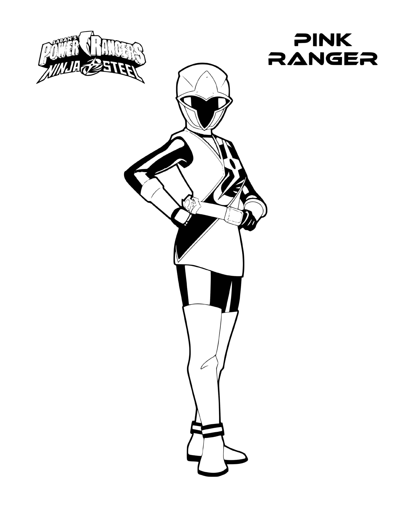  Power Rangers Stahl - Ranger Rose 