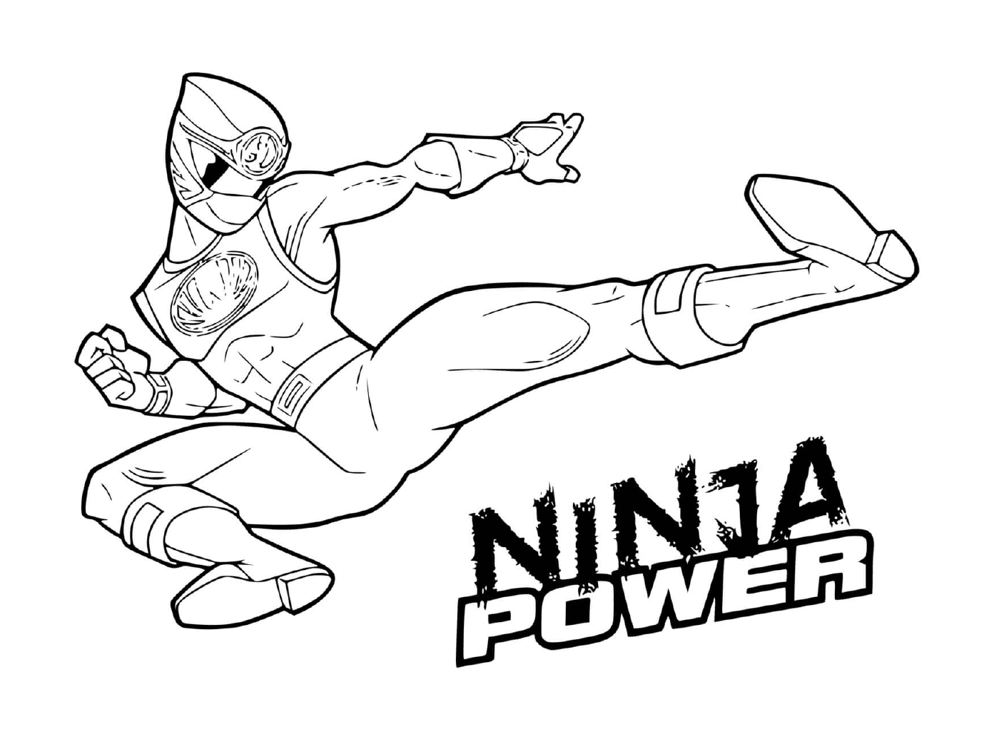  Power Rangers Ninja in modalità attacco 