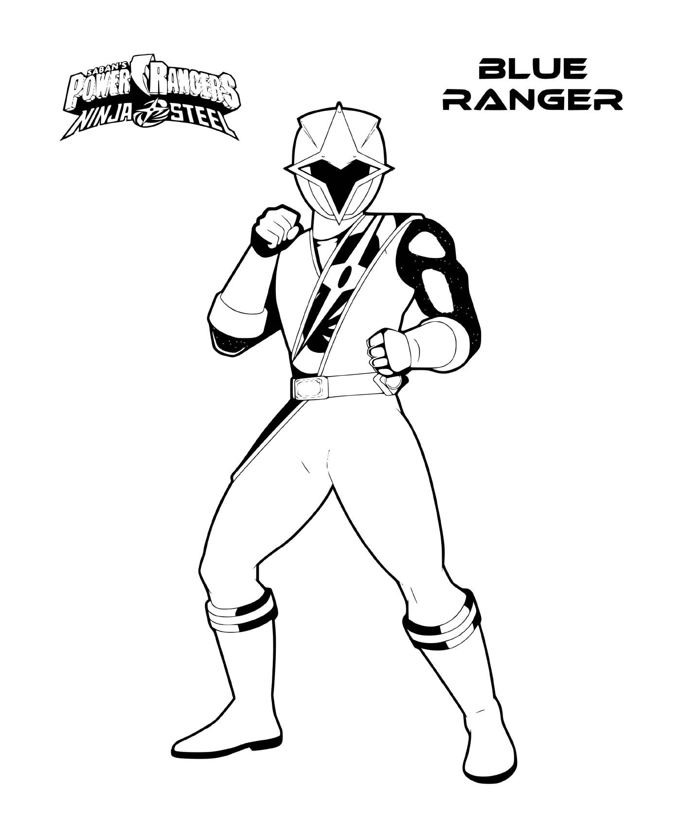  Power Rangers Steel - Blue Ranger 