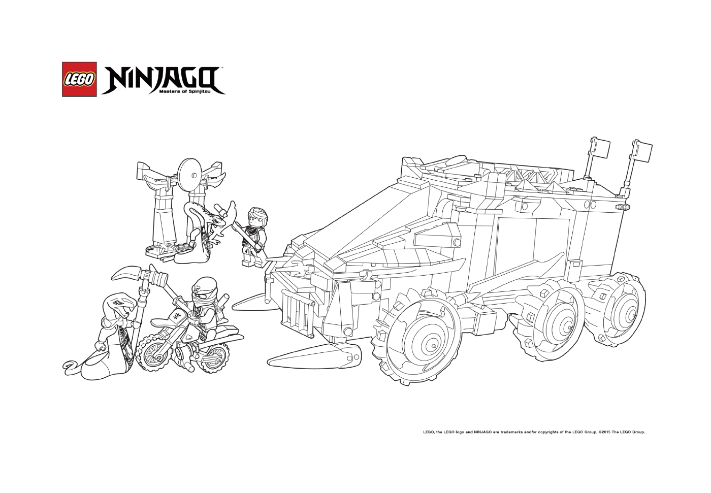  Auto Tank Motorrad Ninjago 