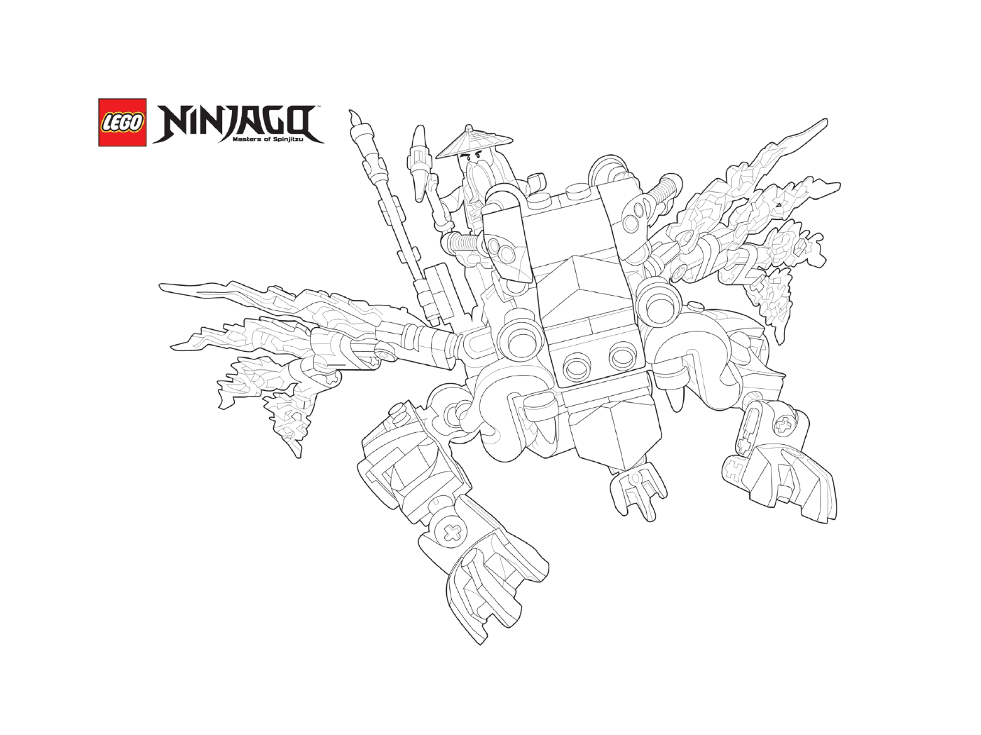  Ninjago on dragon in speed 