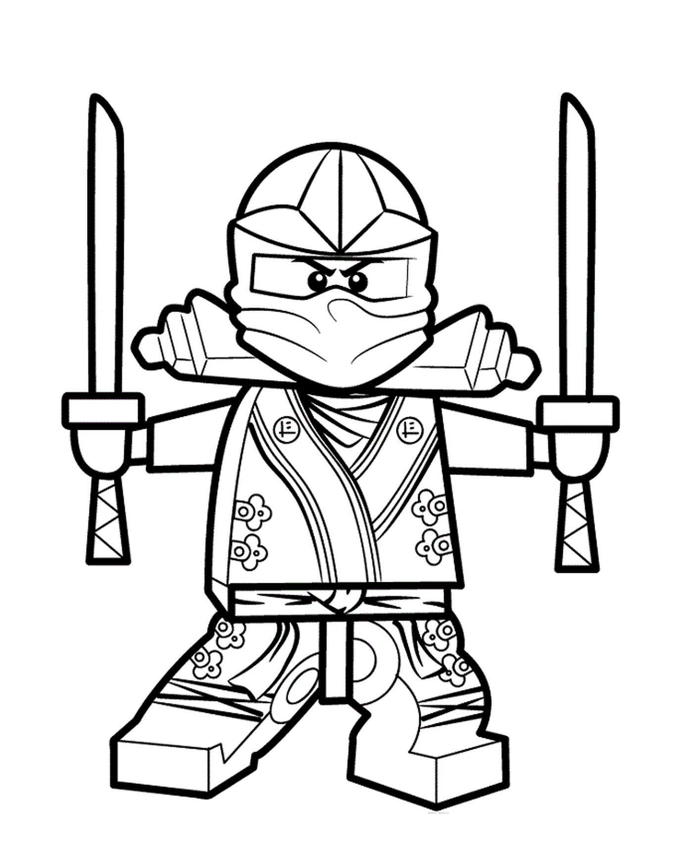  Ninjago coles dos espadas 