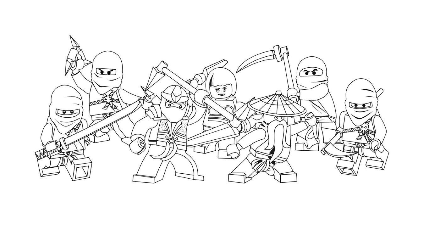  Команда Ninjago заполняет Lego 