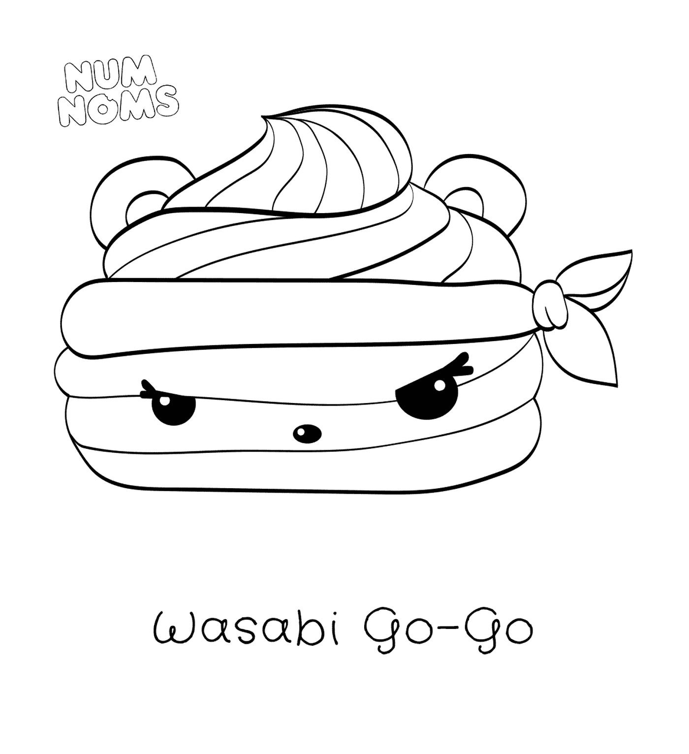  Wasabi Go Go Nombres numéricos de la serie 2 