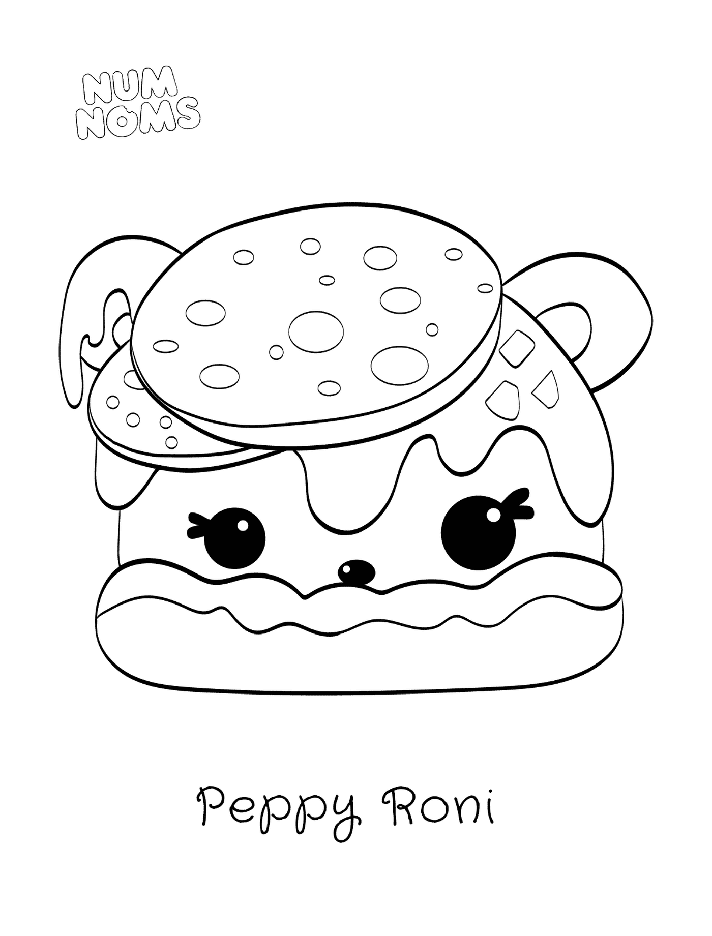 Pizza Peppy Roni by Num Names 