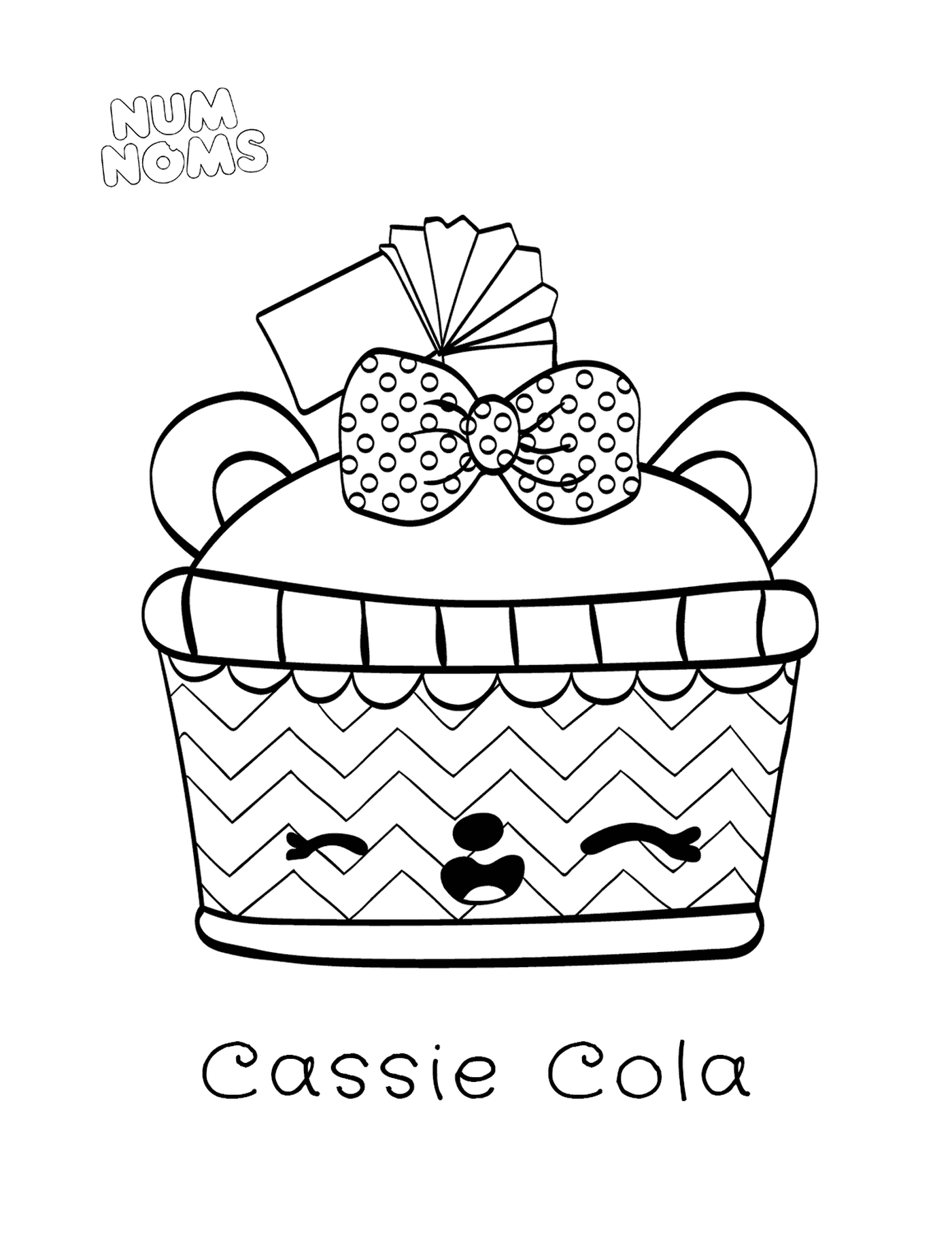  Nombres numéricos de la página para colorear Cassie Cola 