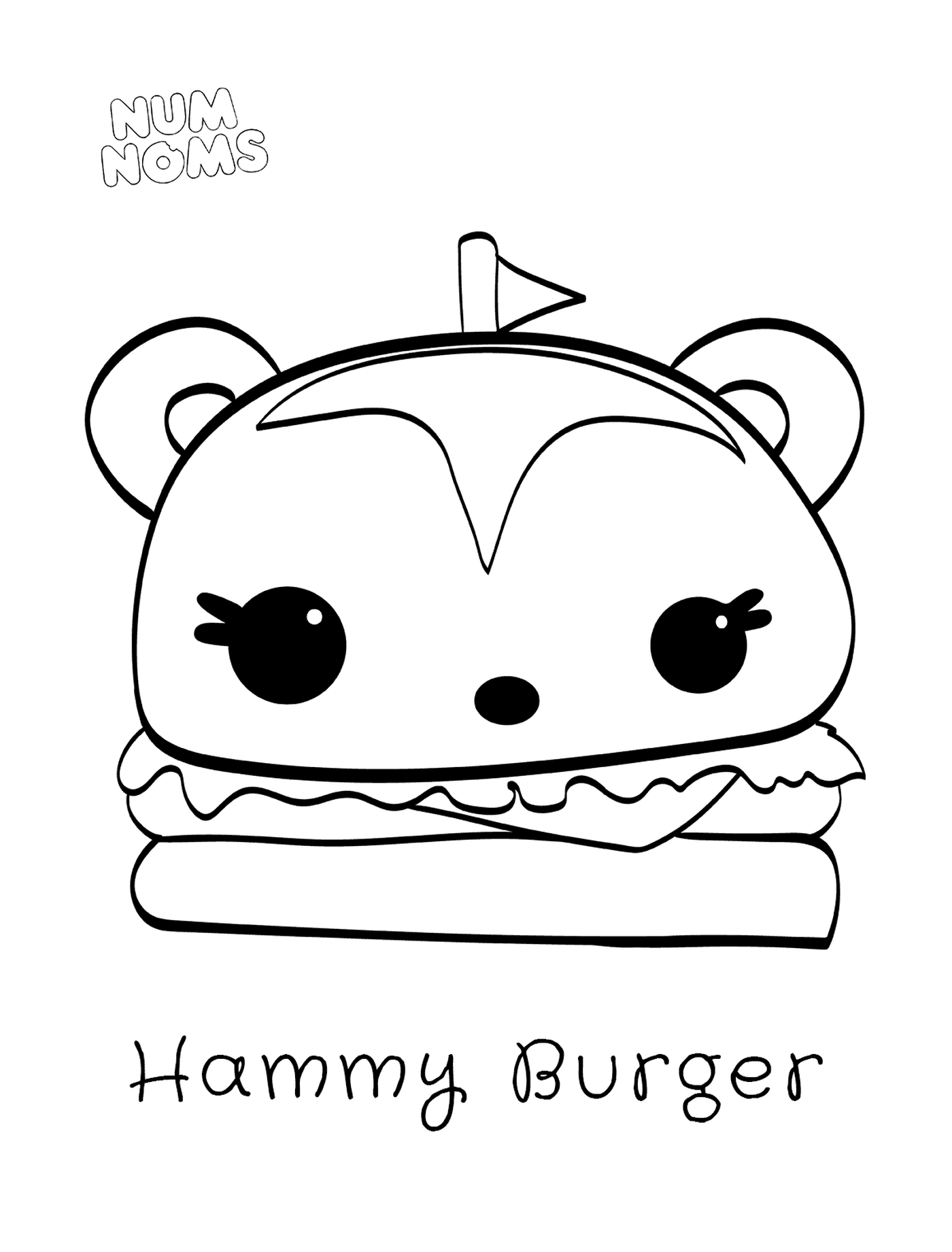  Burger of funny animals 