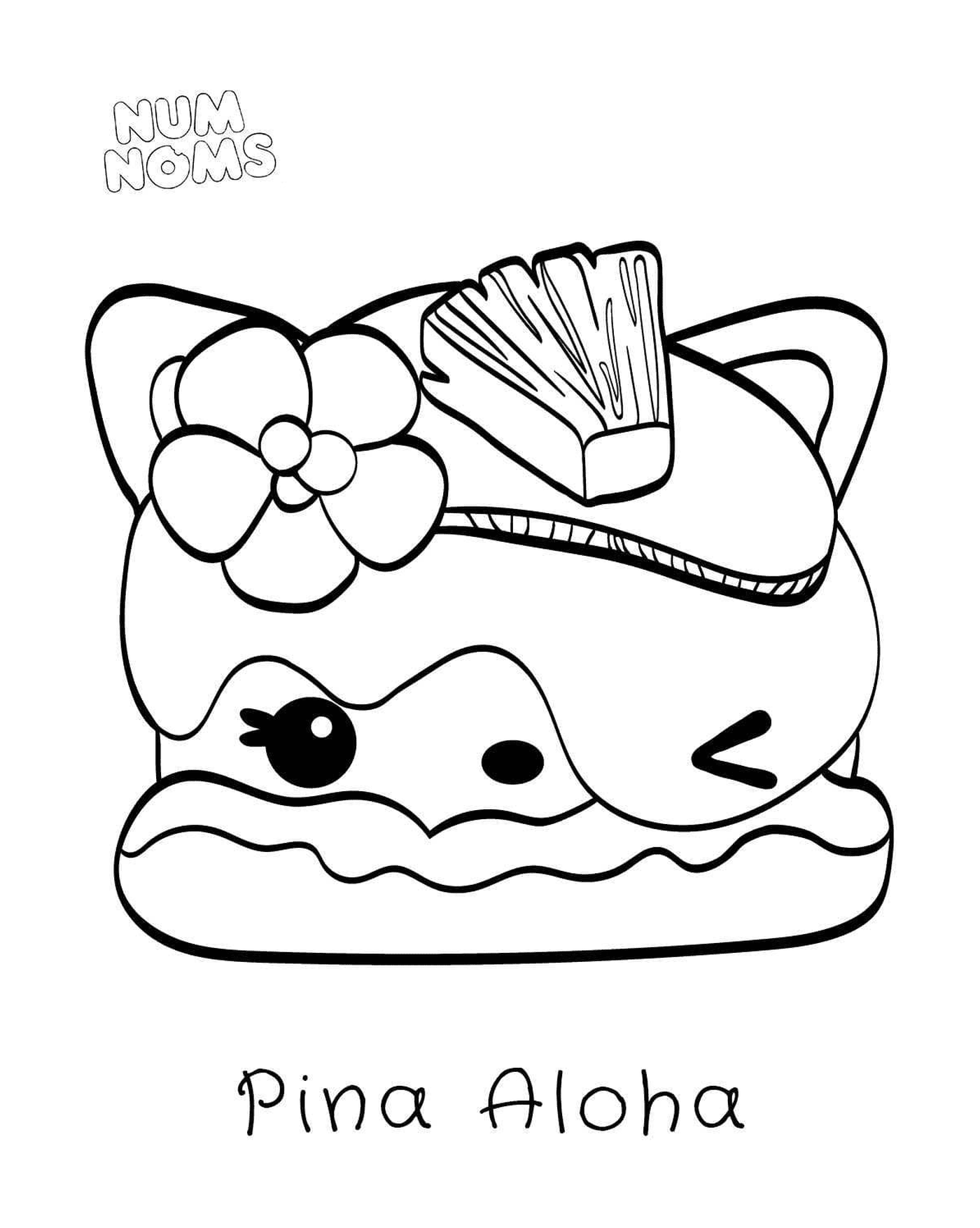  Pina Aloha Num Nombres, un sándwich afrutado 