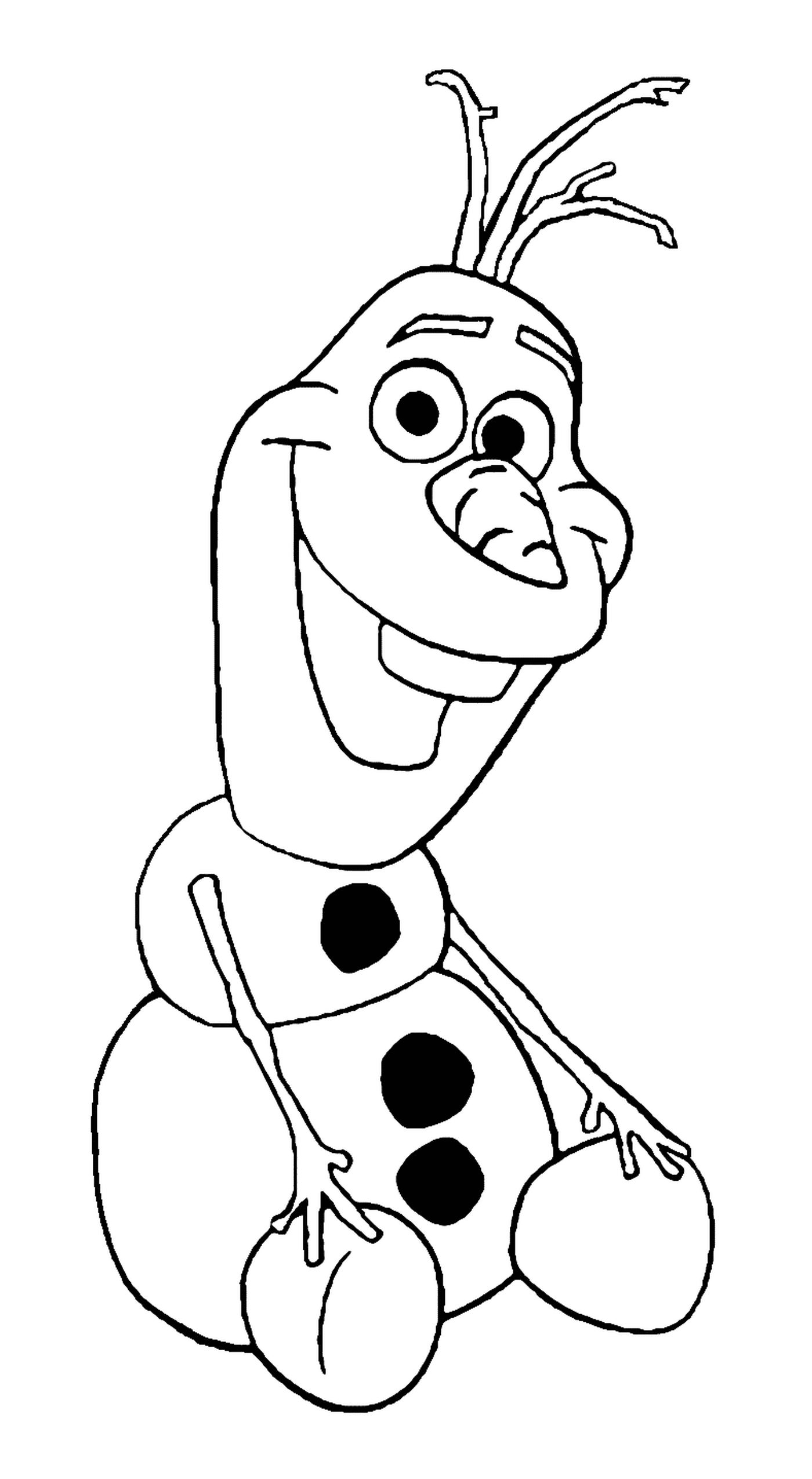 Olaf waits for Anna and Elsa 