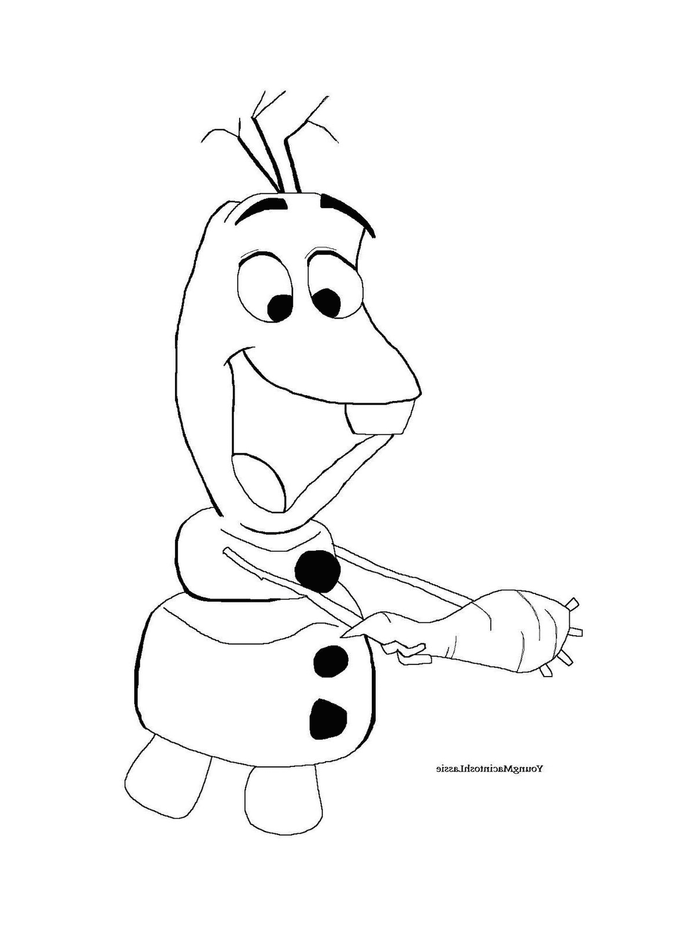  Olaf senza naso 