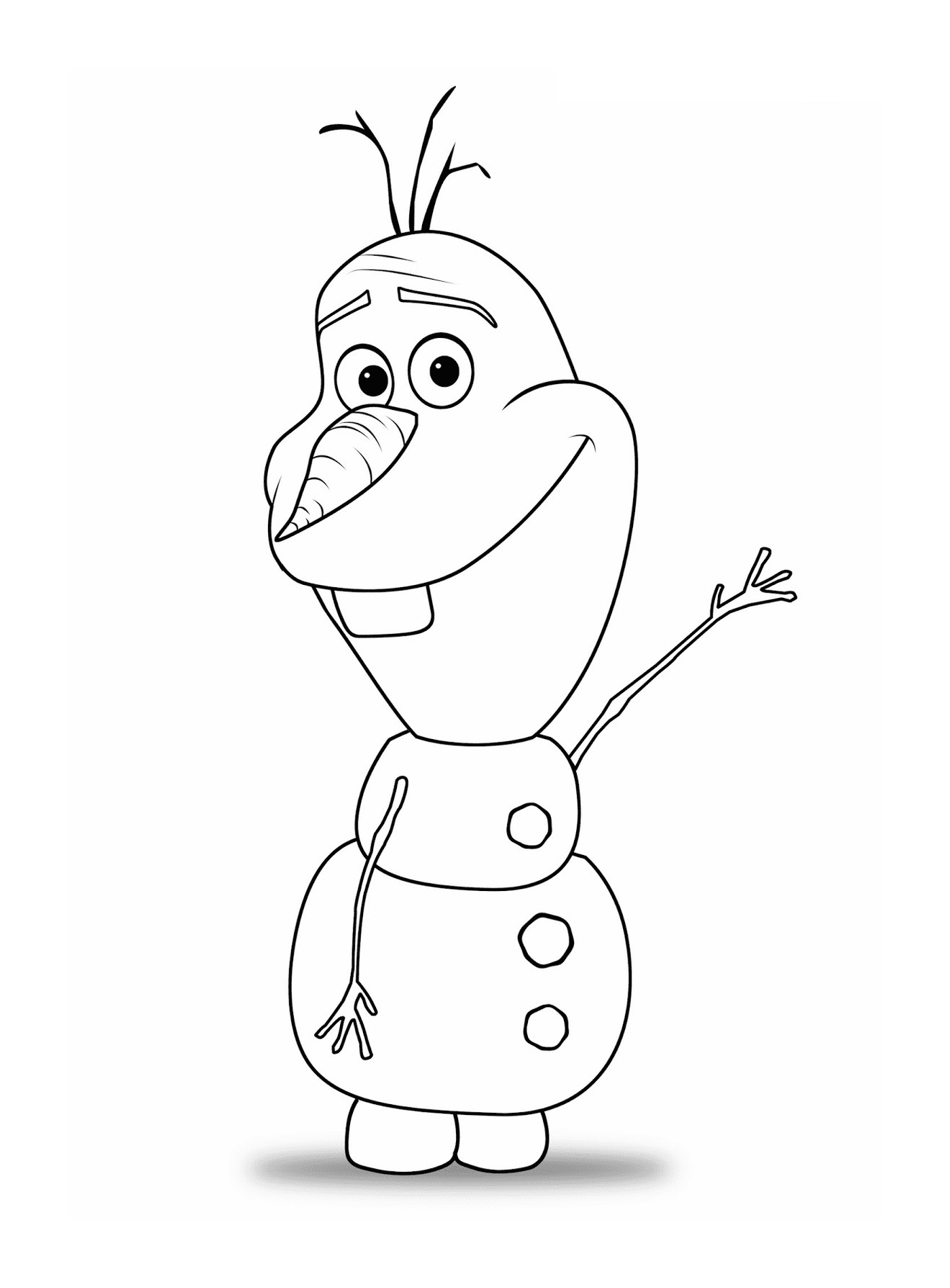  Glücklich Olaf verschneit 