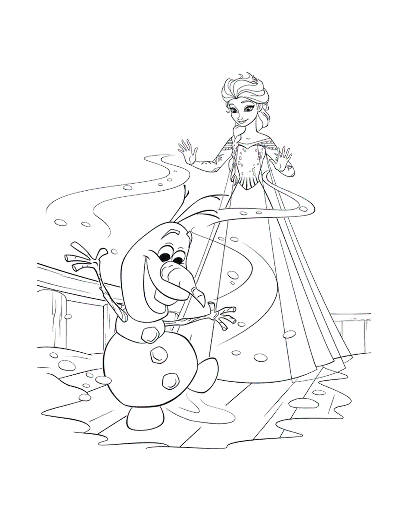  Elsa and Olaf accomplices 
