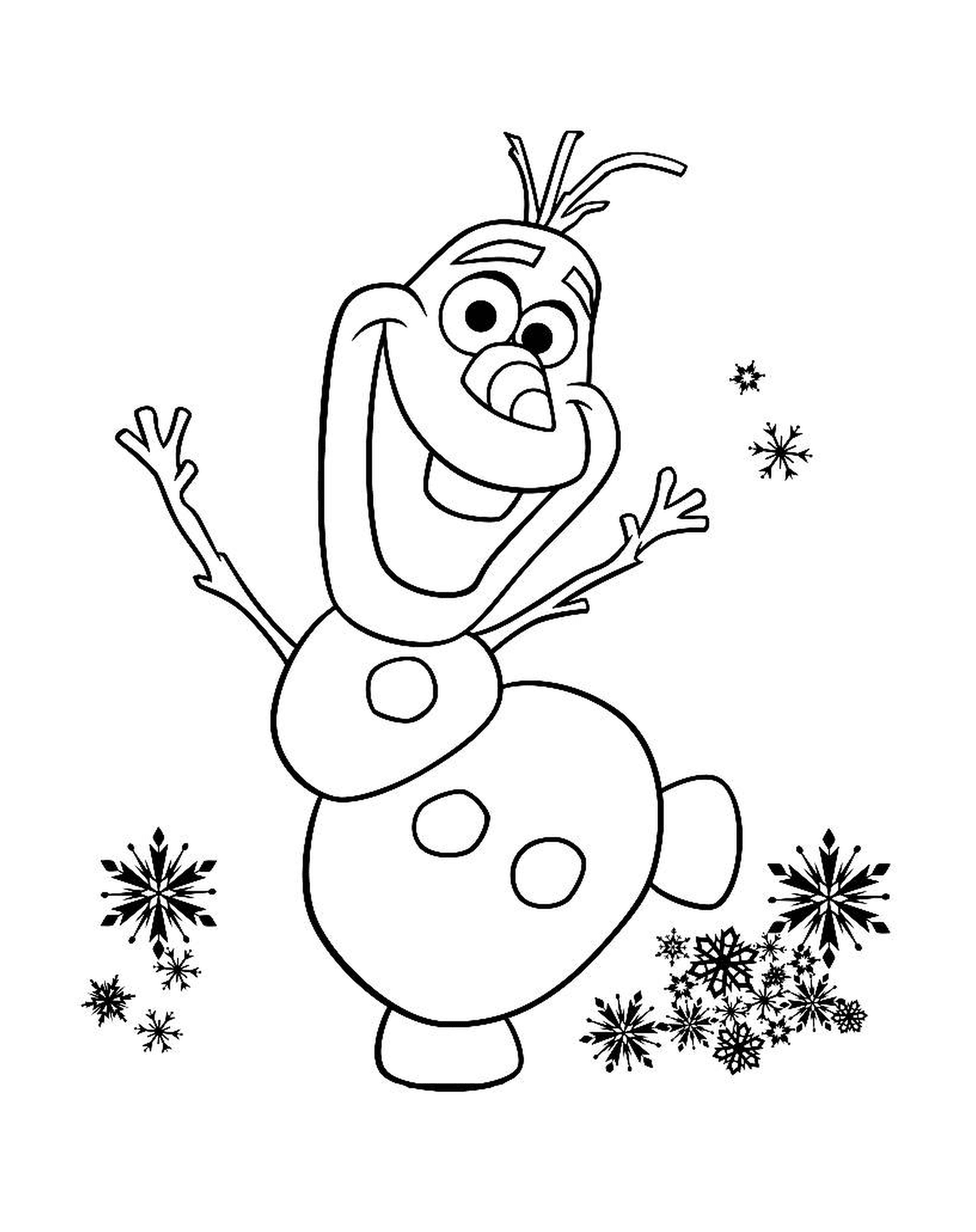  Olaf diversión helada Navidad 