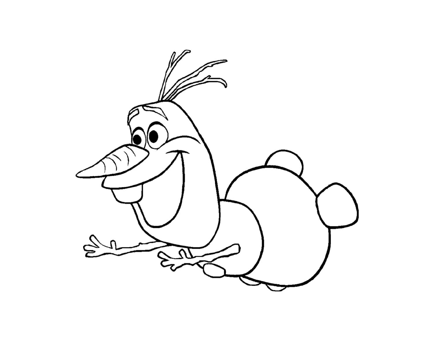  Olaf animato, adorabile congelato 