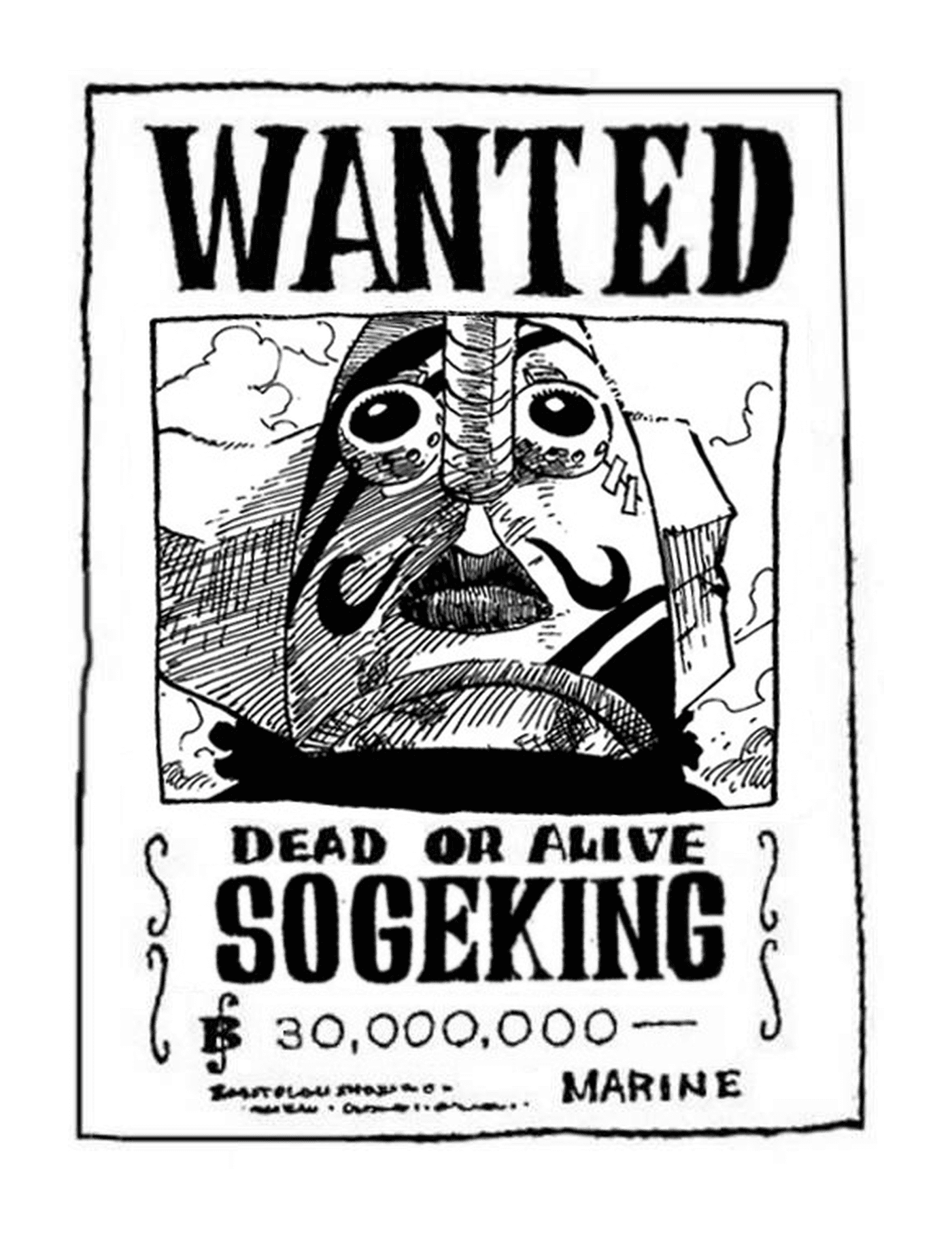  Wanted Sogeking, dead or alive 