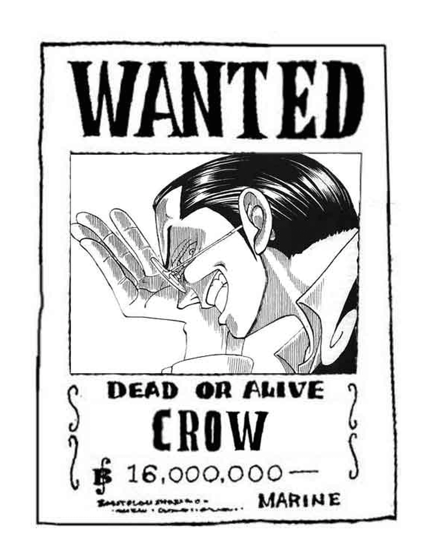  Wanted Crow, dead or alive 