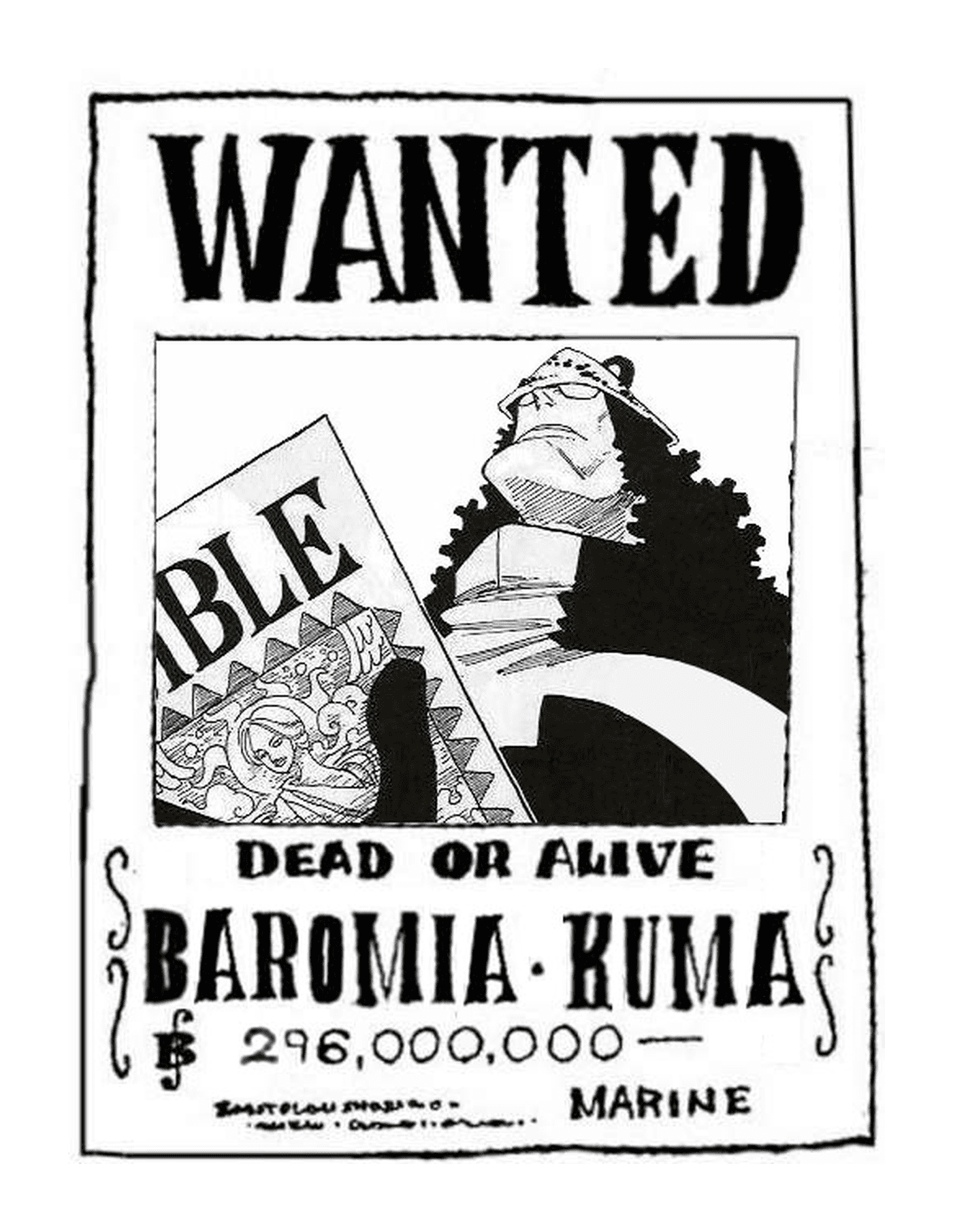  Gesucht Baromia Kuma, tot oder lebendig 