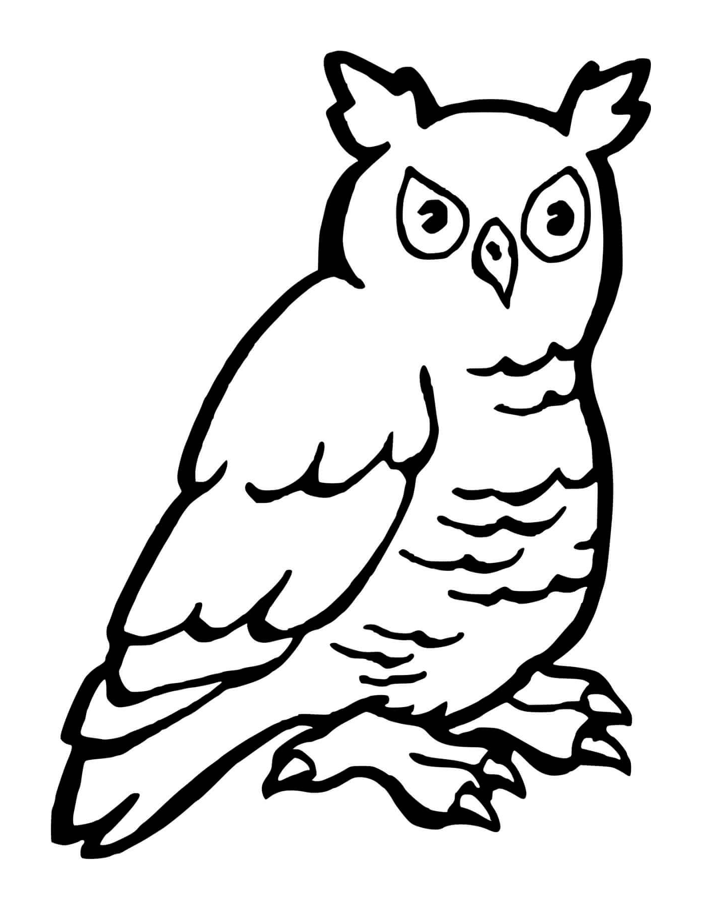  Grand duke owl to color 