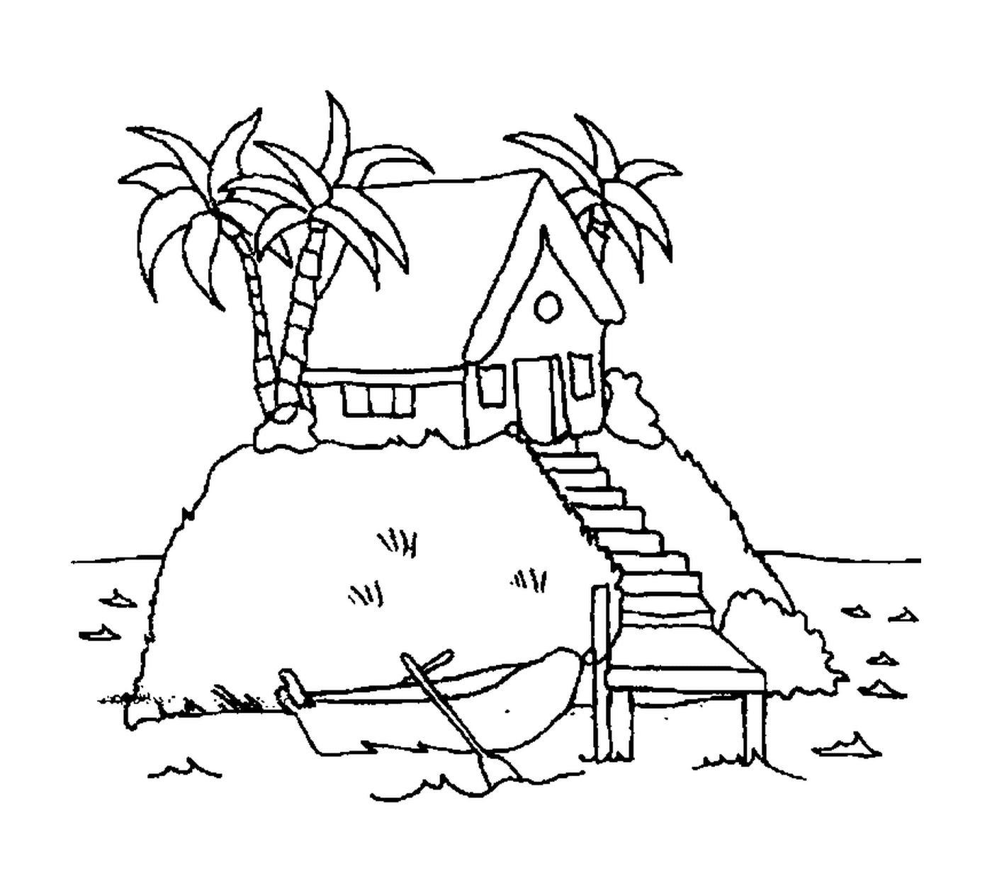  Палмье, дом рядом с пляжем 