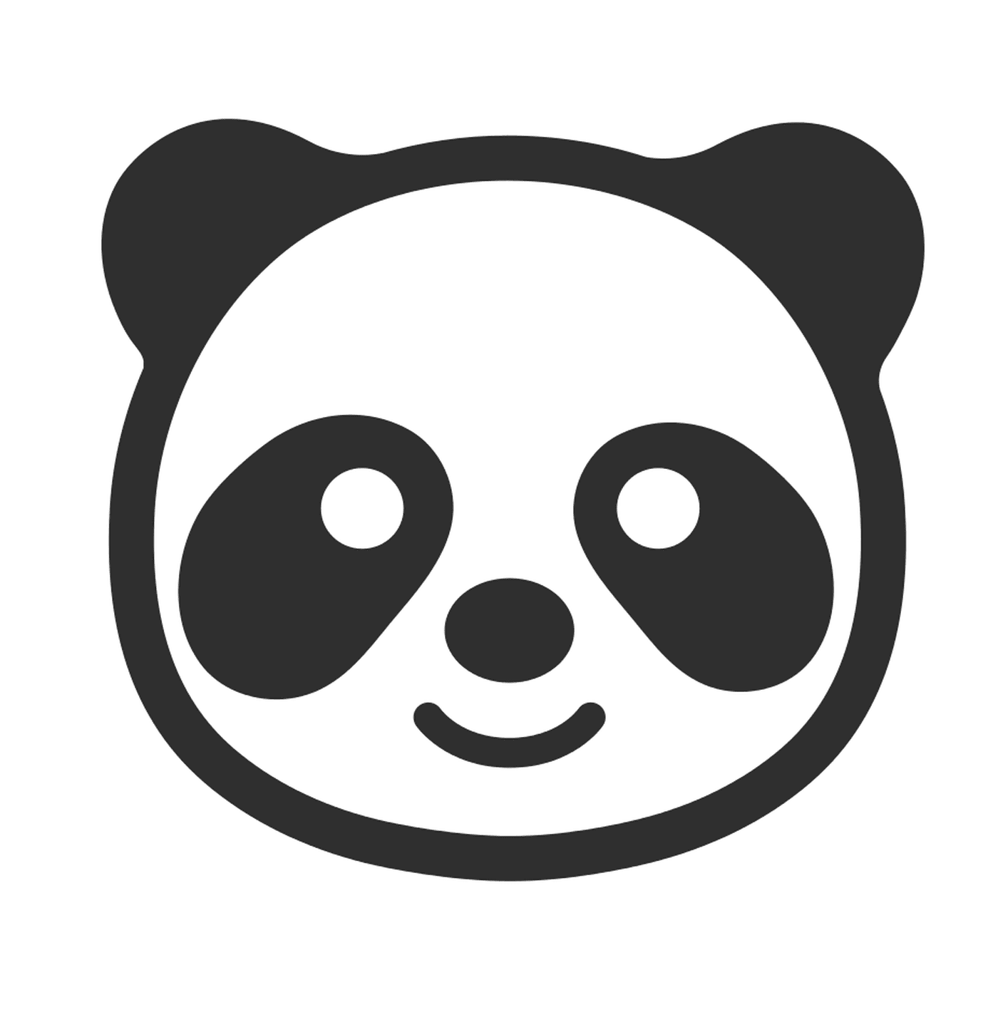  emoji carino panda 