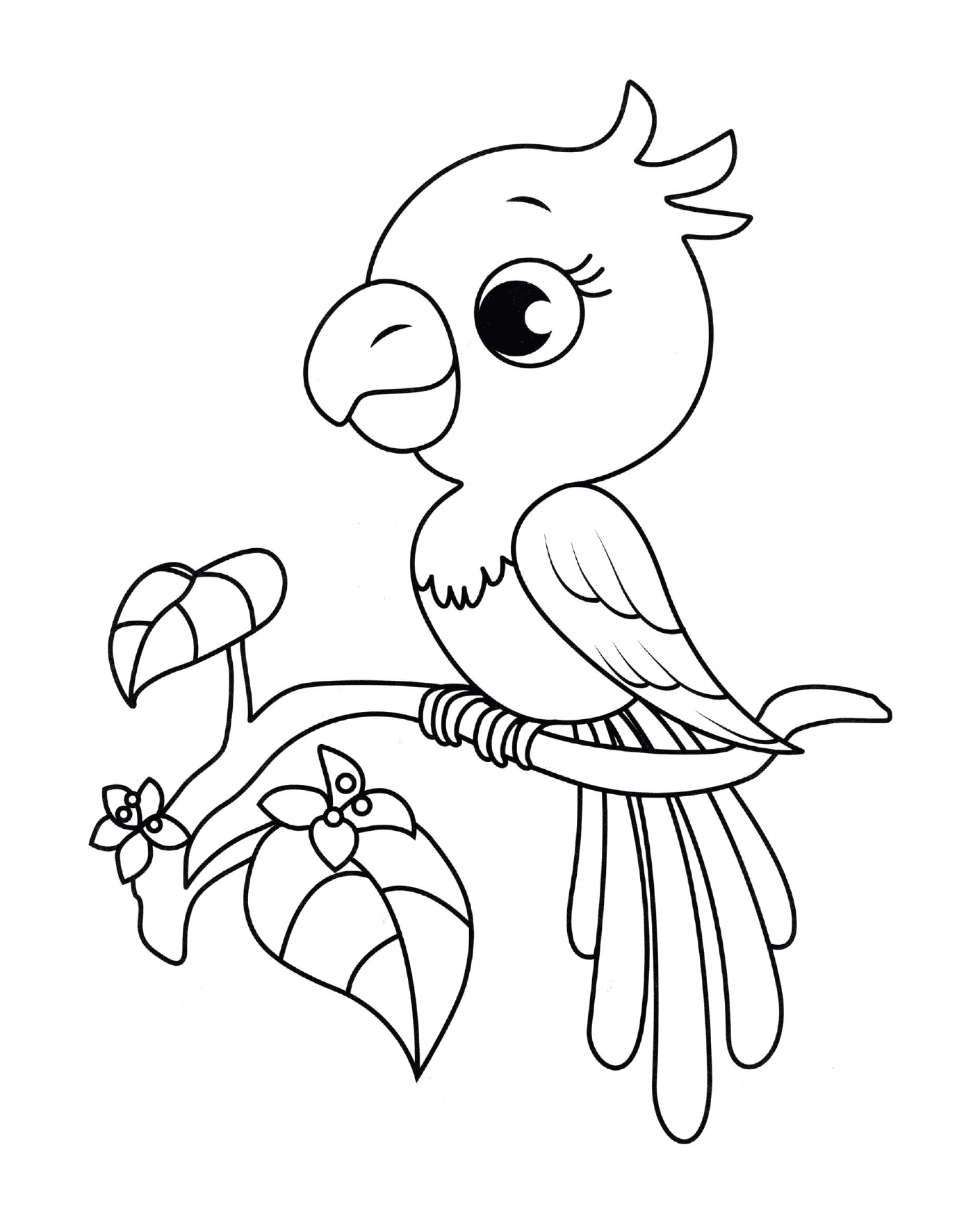  Легкий попугай для детского сада 