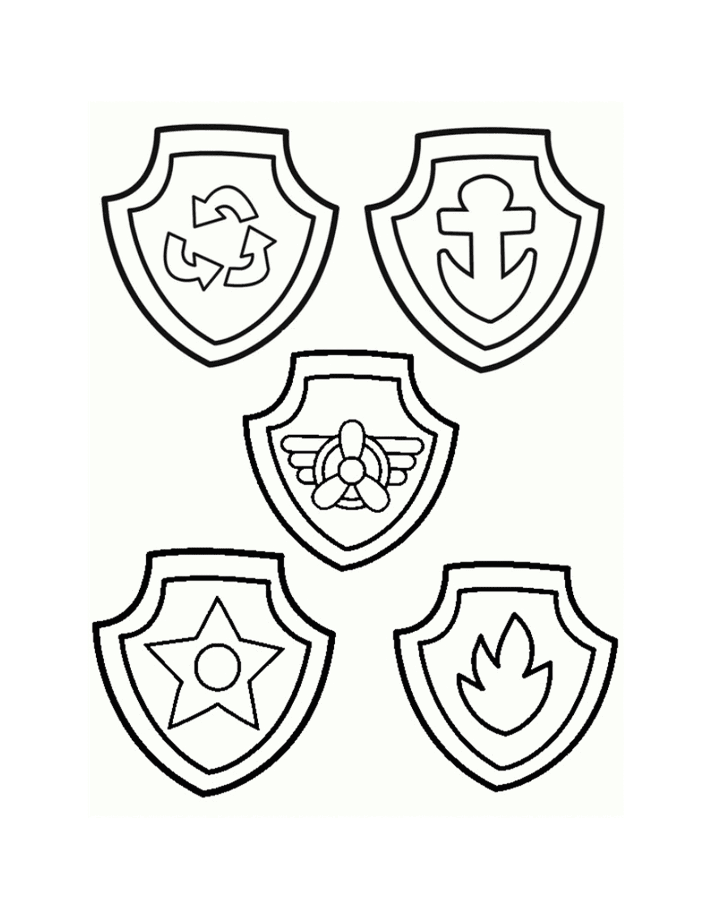  pat patrol badges 