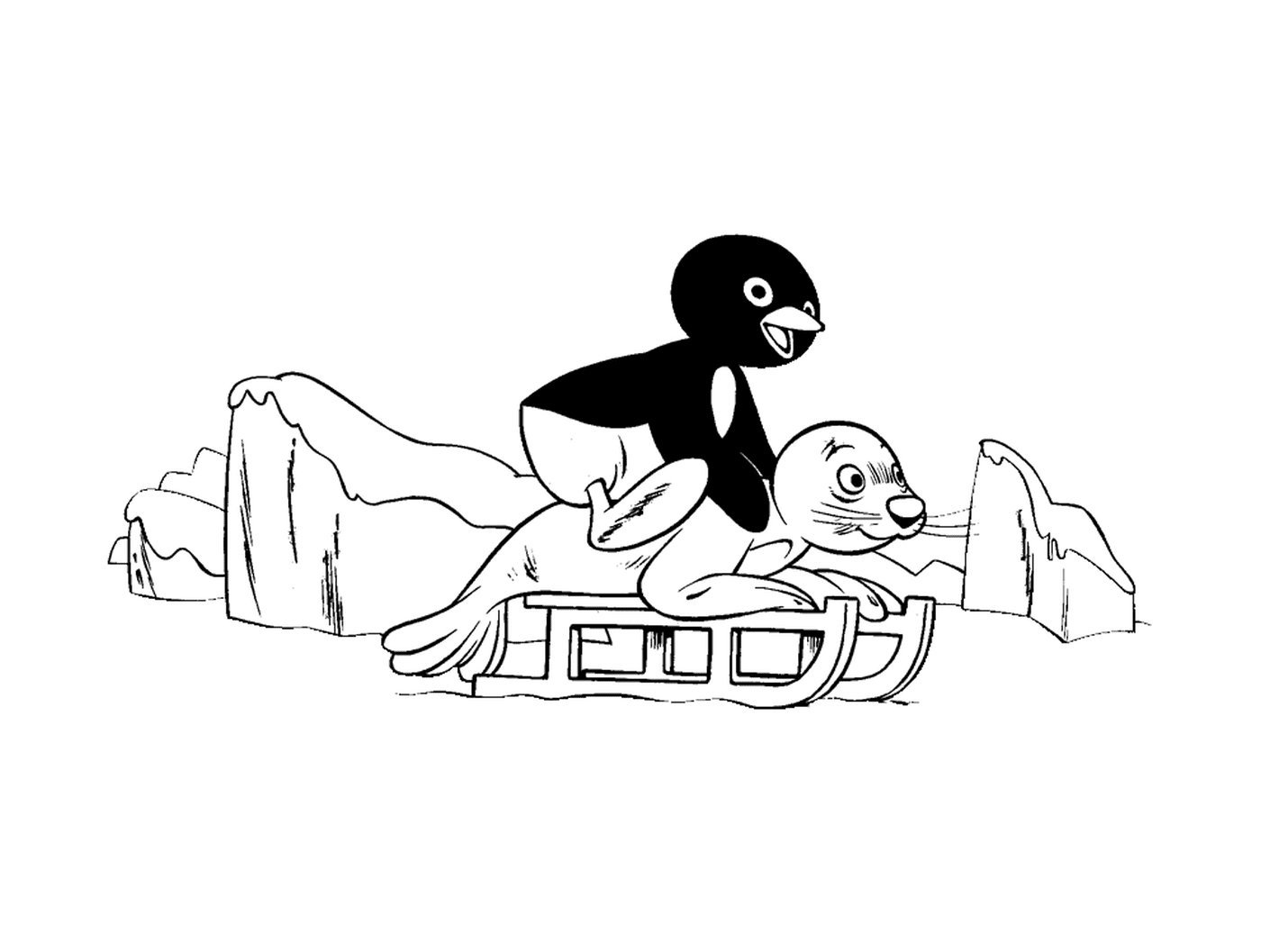  Pingu sledding 