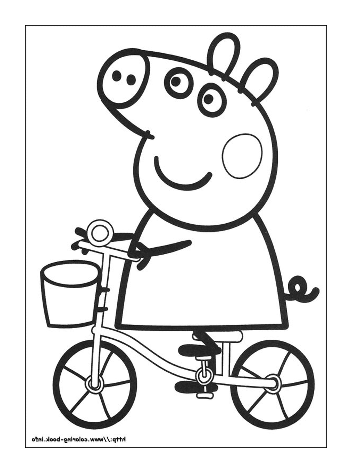  Peppa Pig in bicicletta 