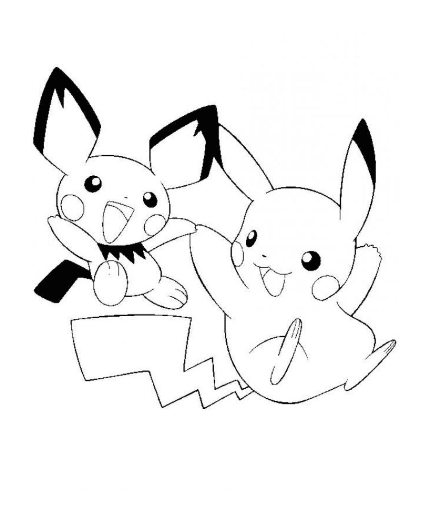  Zwei Pikachus treffen sich 
