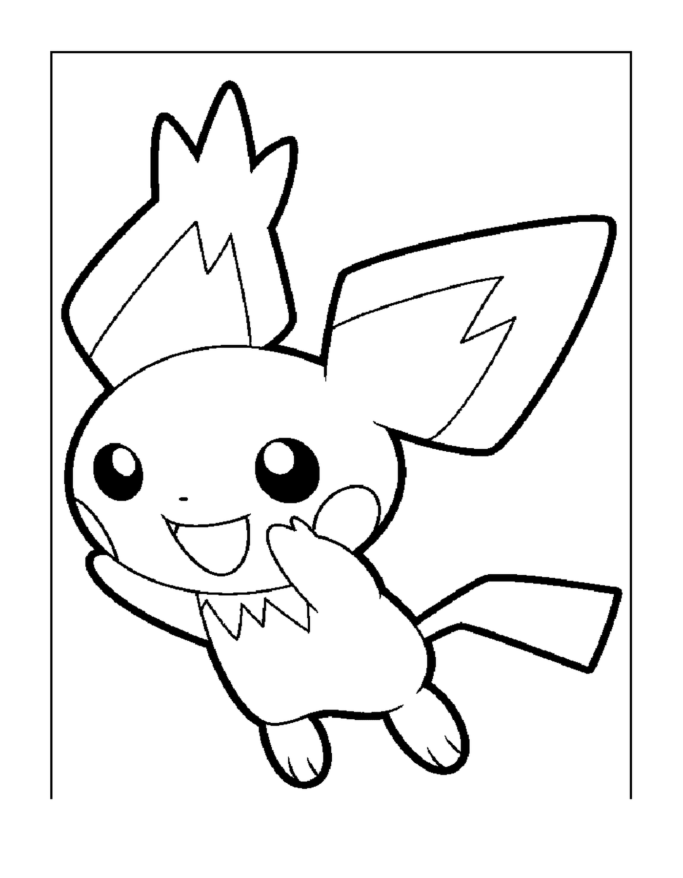  Pichu, amigo de Pikachu 