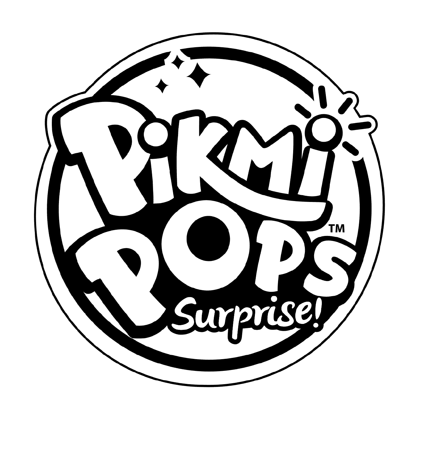  Coloring of the Pikmi Pops logo 