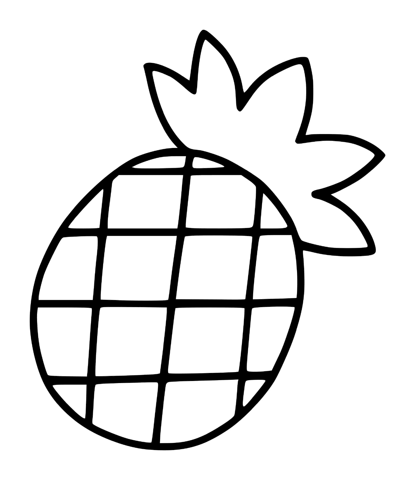  An easy pineapple for preschool children 
