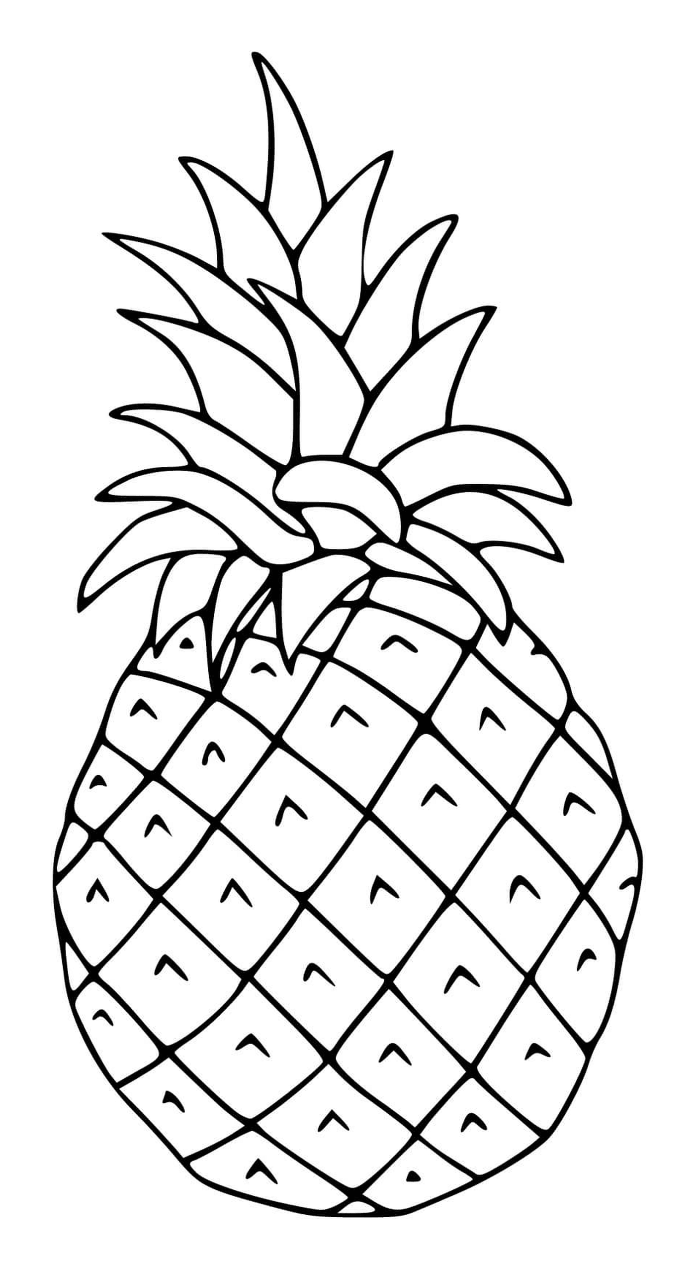  A colourful fruit pineapple 
