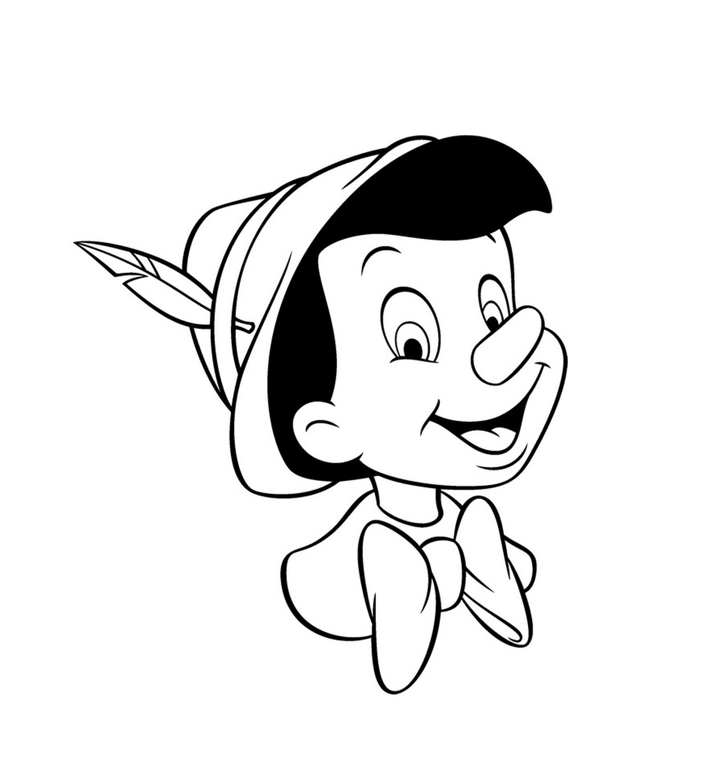  Happy and talkative Pinocchio 