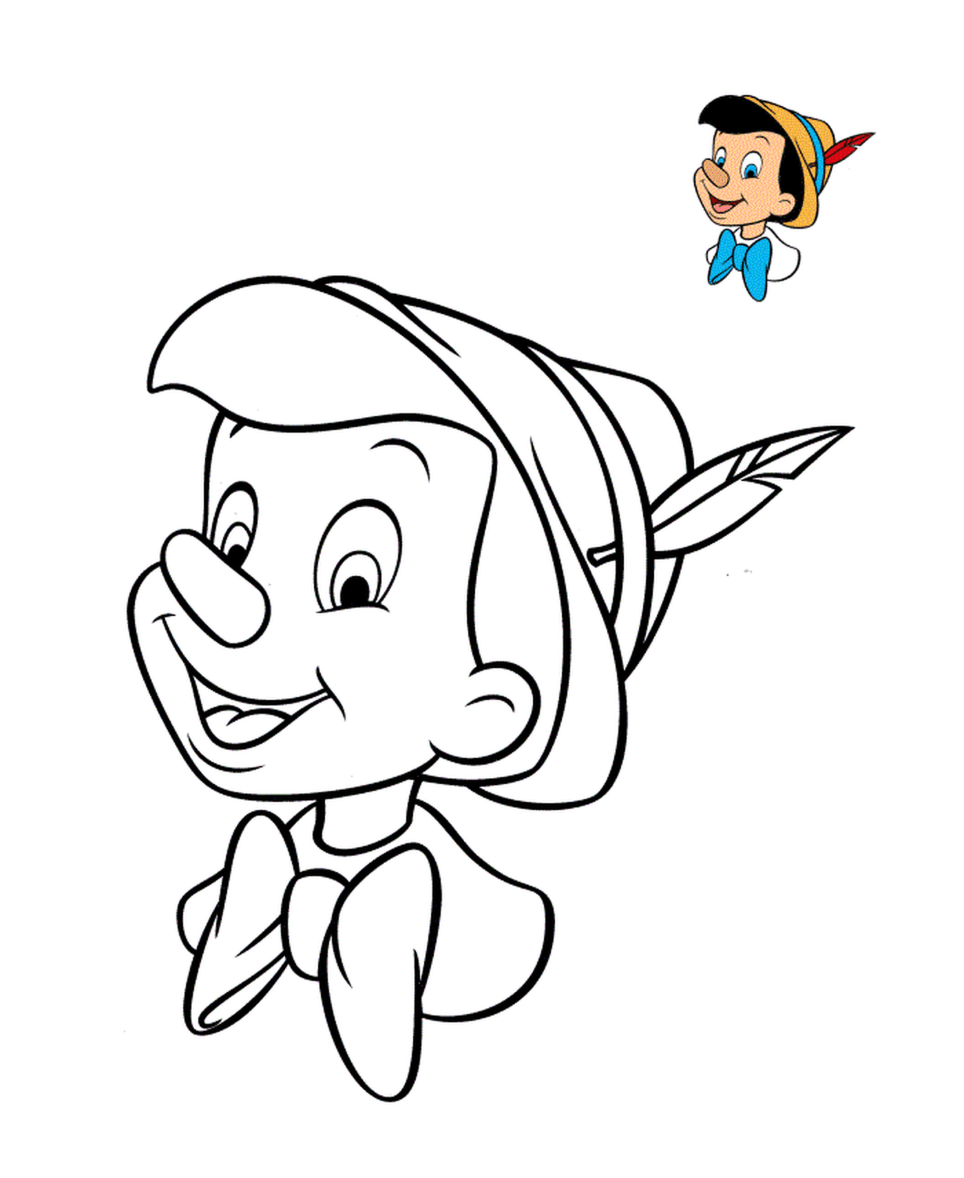  Pinocchio, lustiger Disney-Charakter 