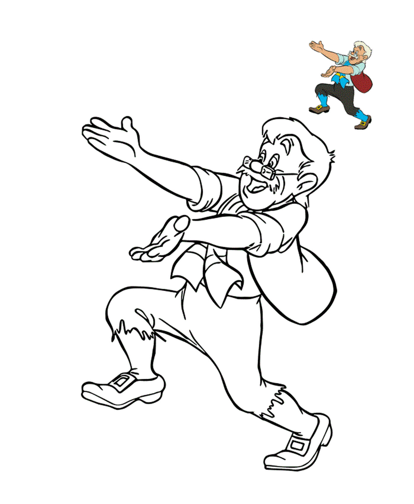  Geppetto, modesto carpintero italiano 