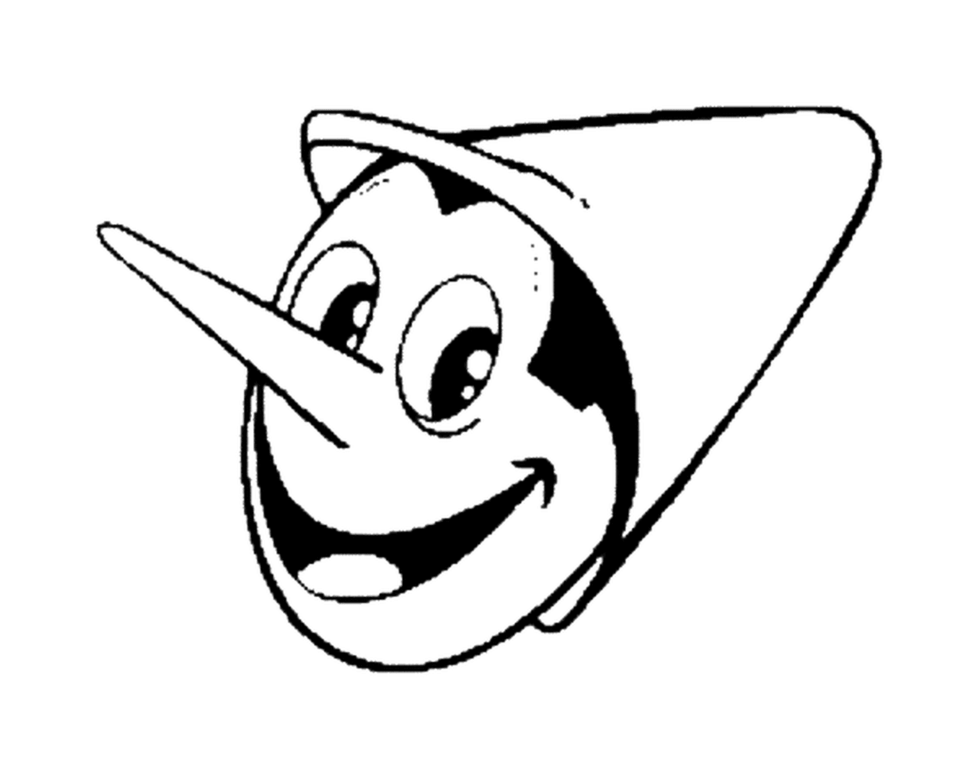  Feliz cabeza de Pinocho 