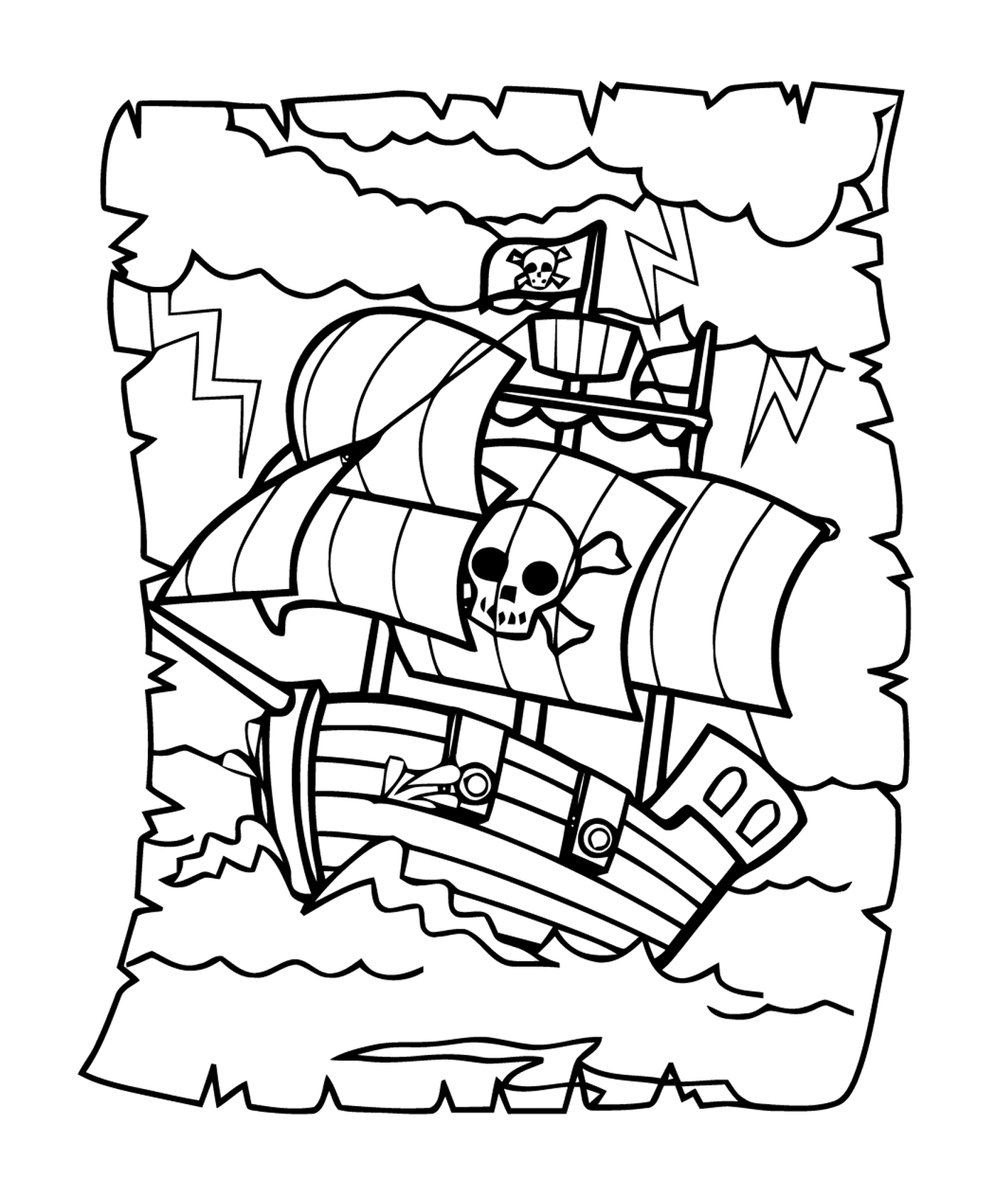  Misterioso barco pirata 