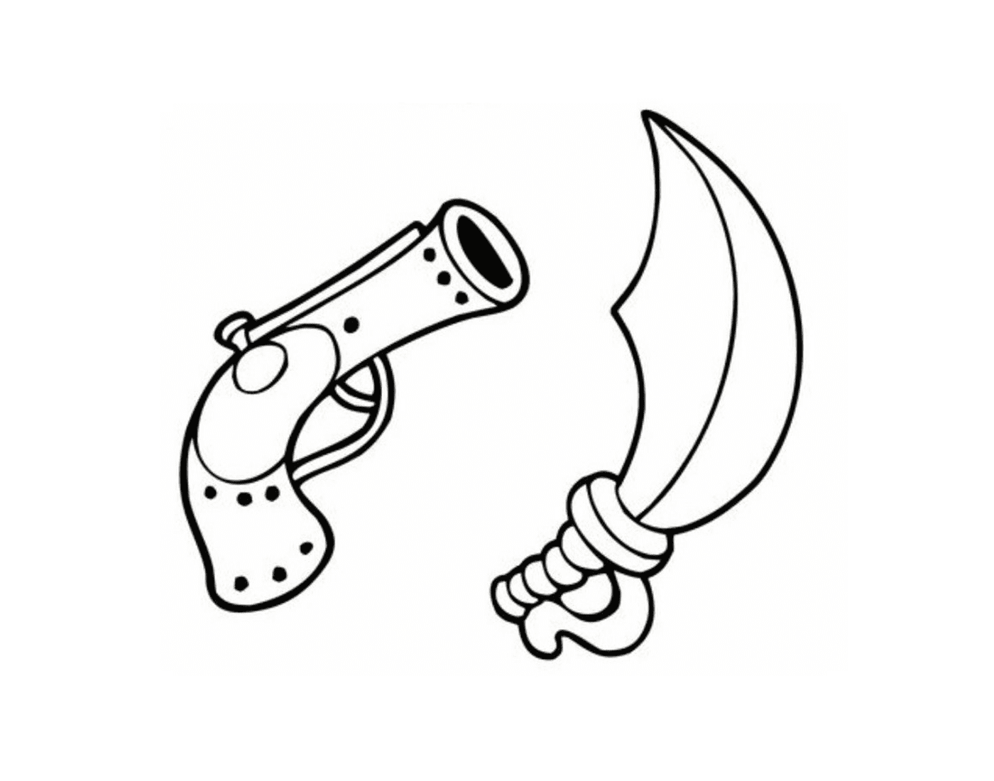  Schwert und Piratengewehr 