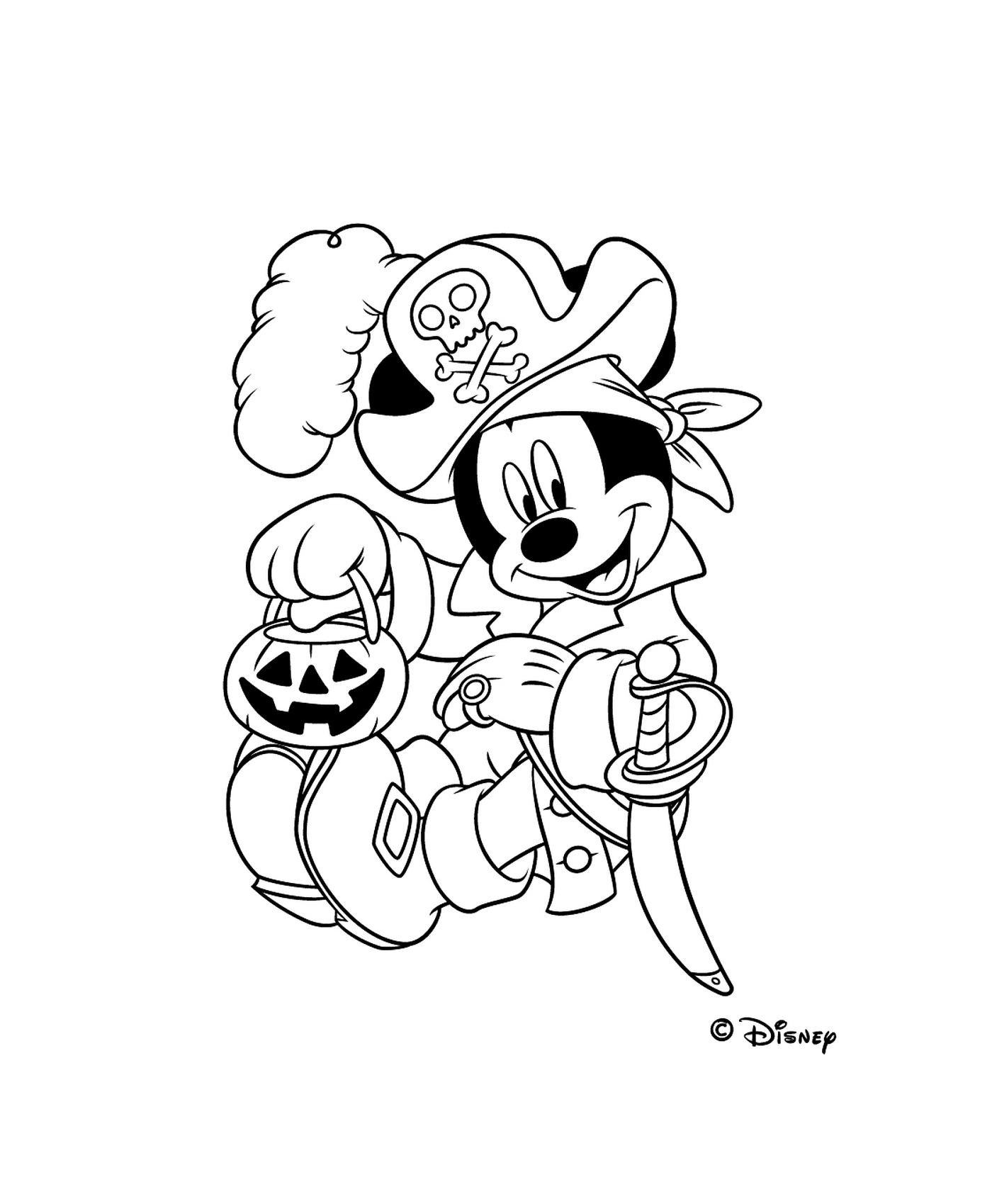  Mickey Mouse, pirata de Disney 