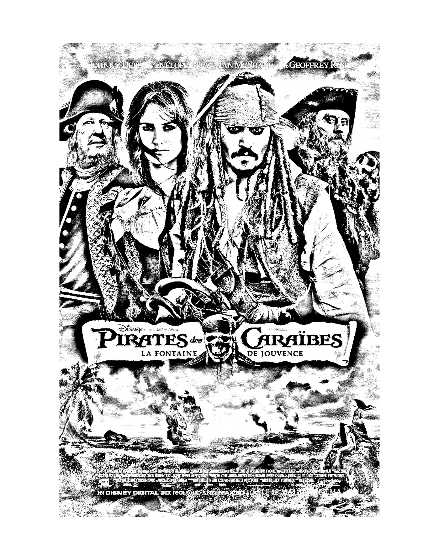  Piratas de cine del Caribe 4 