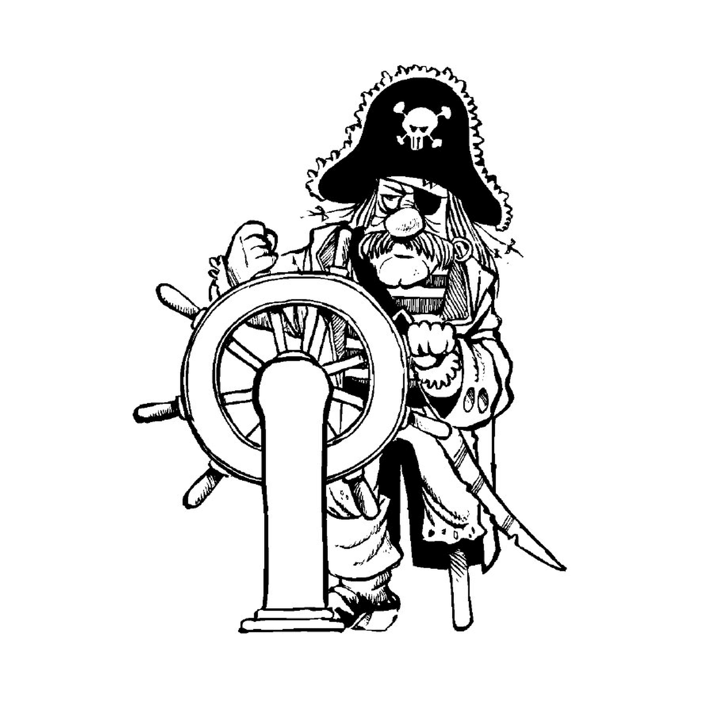  A pirate in the rudder 