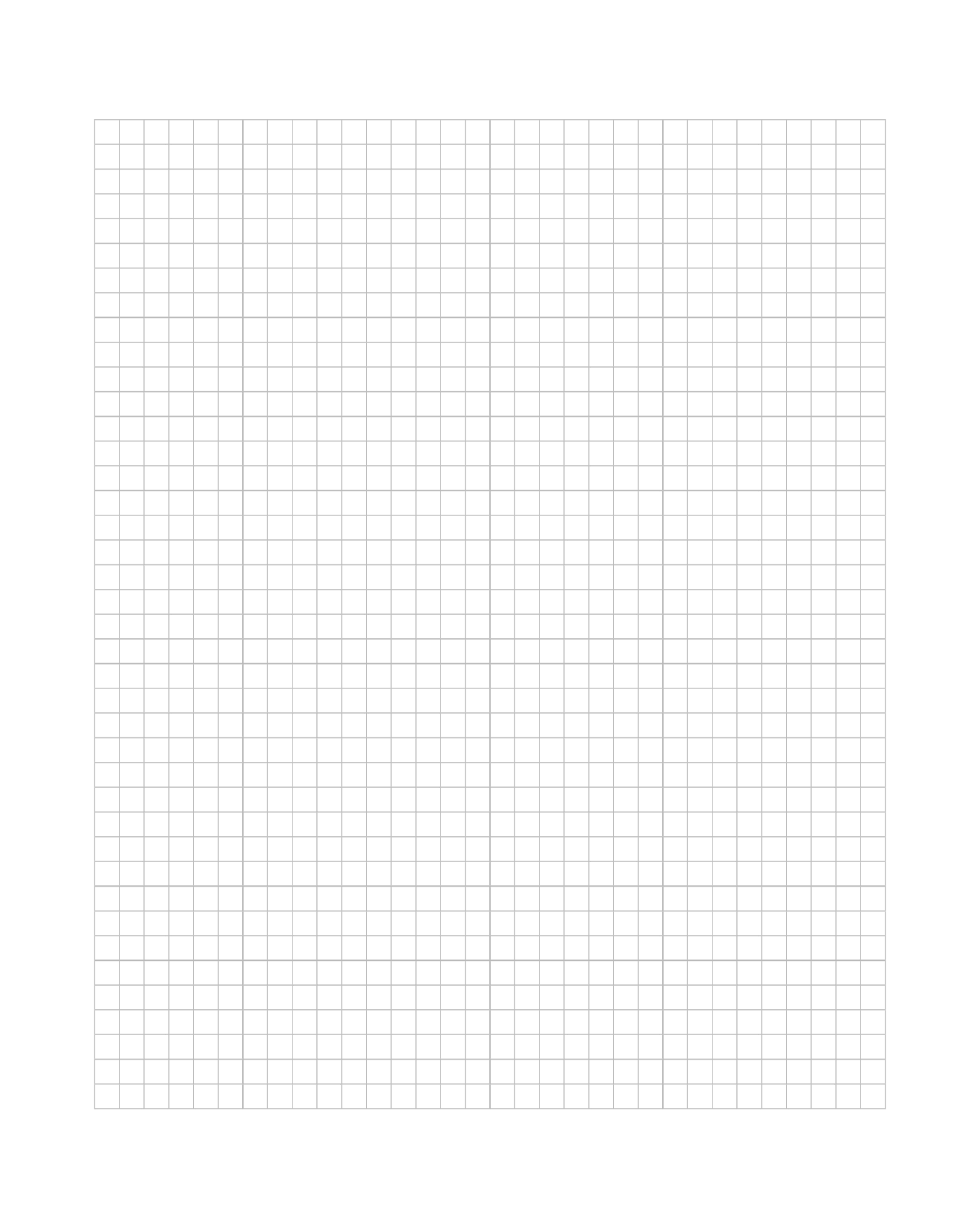  A large blank pixel grid 