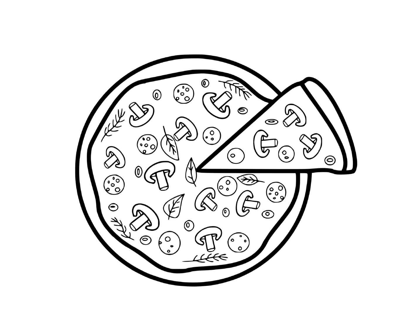  Una pizza romana con le acciughe 