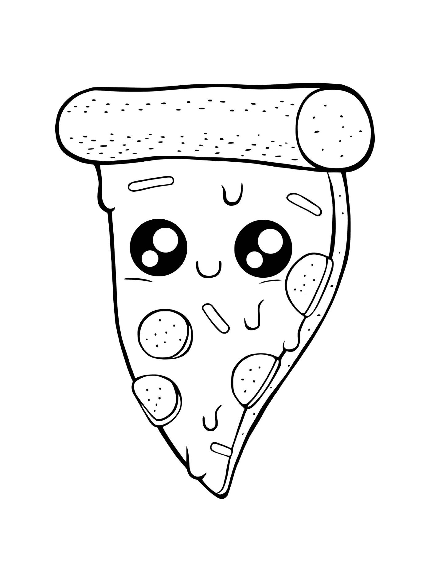  Una pizza con formaggio fuso 